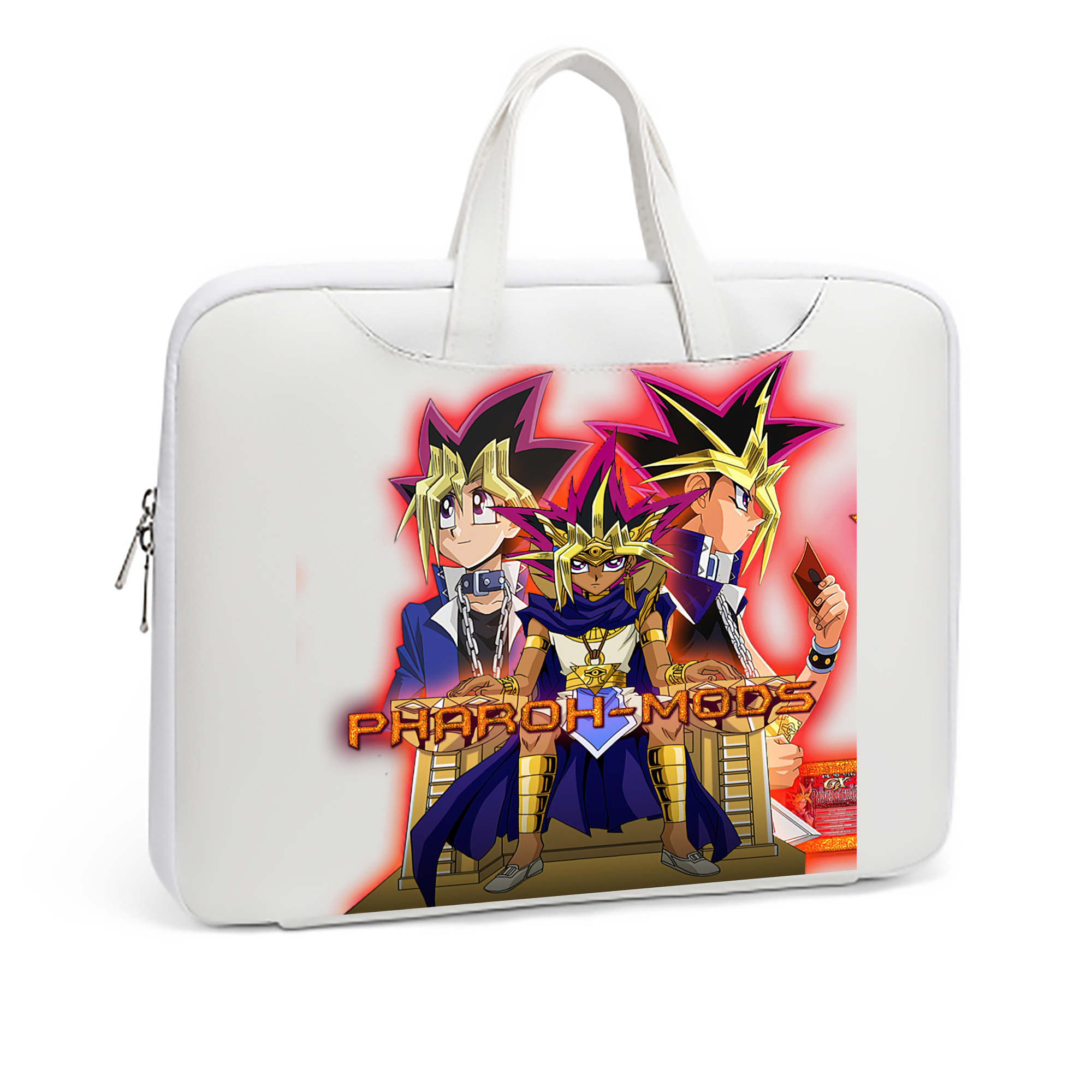（画像用） 遊☆戯☆王 Yu-Gi-Oh! レザーラップトップバッグ　ノートパソコンケース