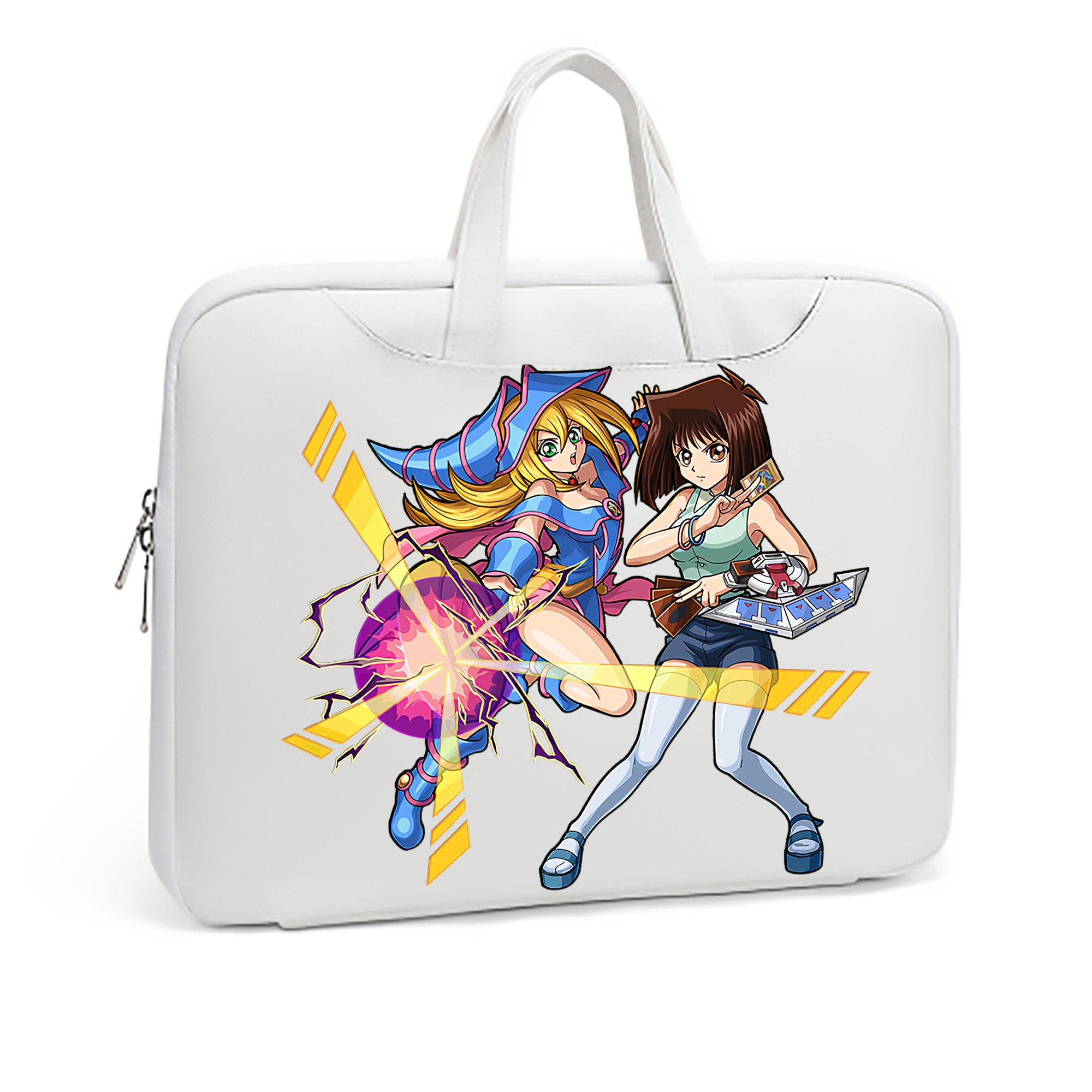 （画像用） 遊☆戯☆王 Yu-Gi-Oh! レザーラップトップバッグ　ノートパソコンケース