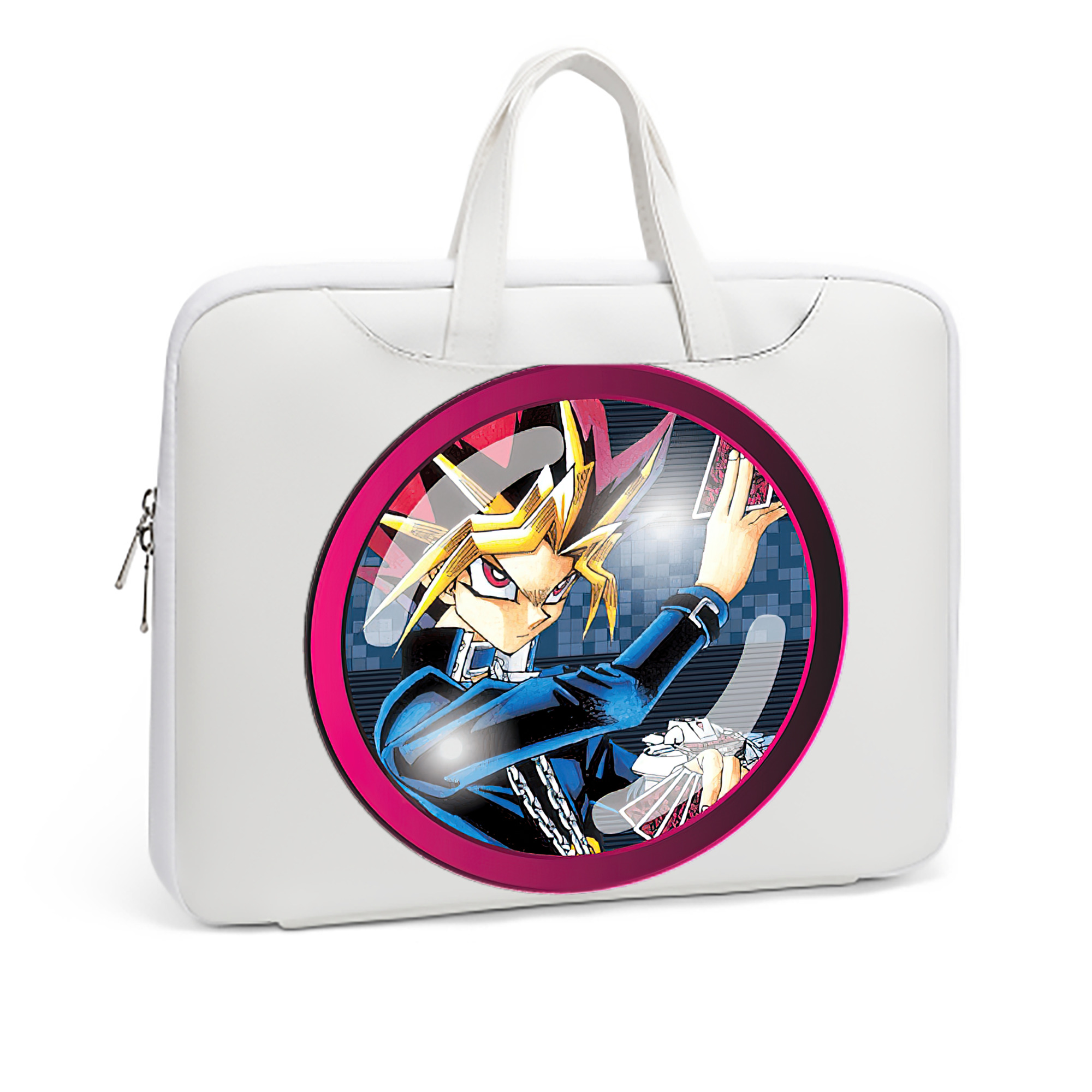 （画像用） 遊☆戯☆王 Yu-Gi-Oh! レザーラップトップバッグ　ノートパソコンケース