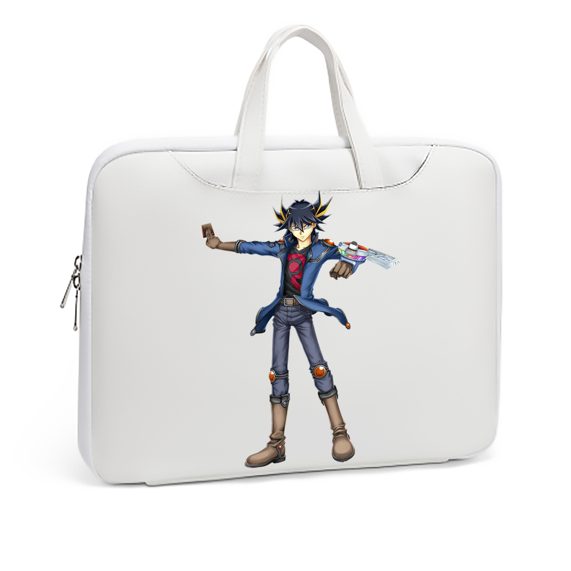 （画像用） 遊☆戯☆王 Yu-Gi-Oh! レザーラップトップバッグ　ノートパソコンケース
