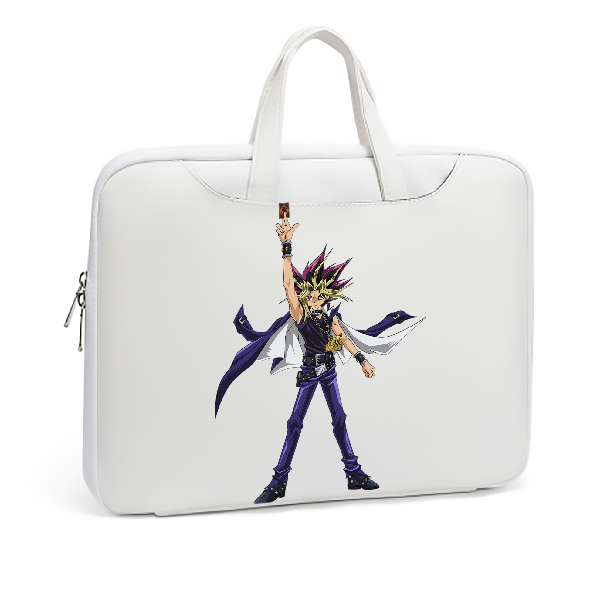 （画像用） 遊☆戯☆王 Yu-Gi-Oh! レザーラップトップバッグ　ノートパソコンケース