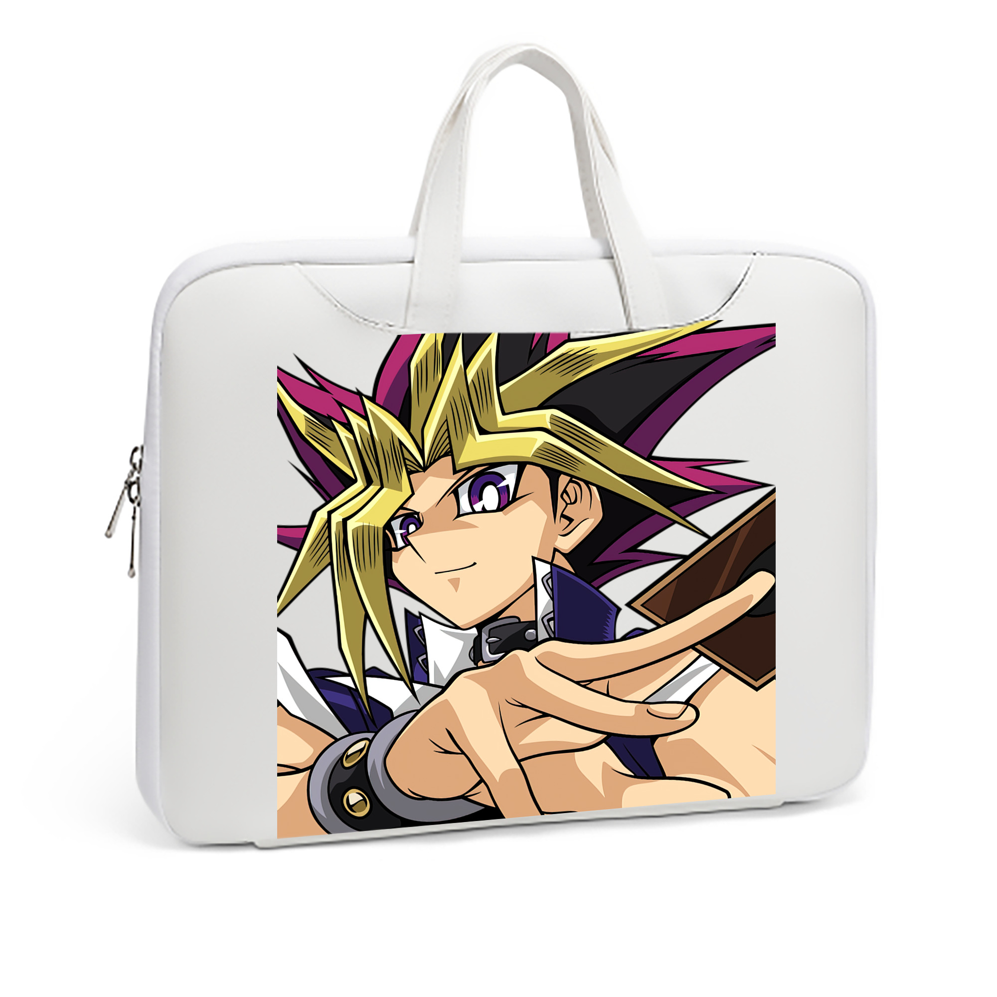 （画像用） 遊☆戯☆王 Yu-Gi-Oh! レザーラップトップバッグ　ノートパソコンケース