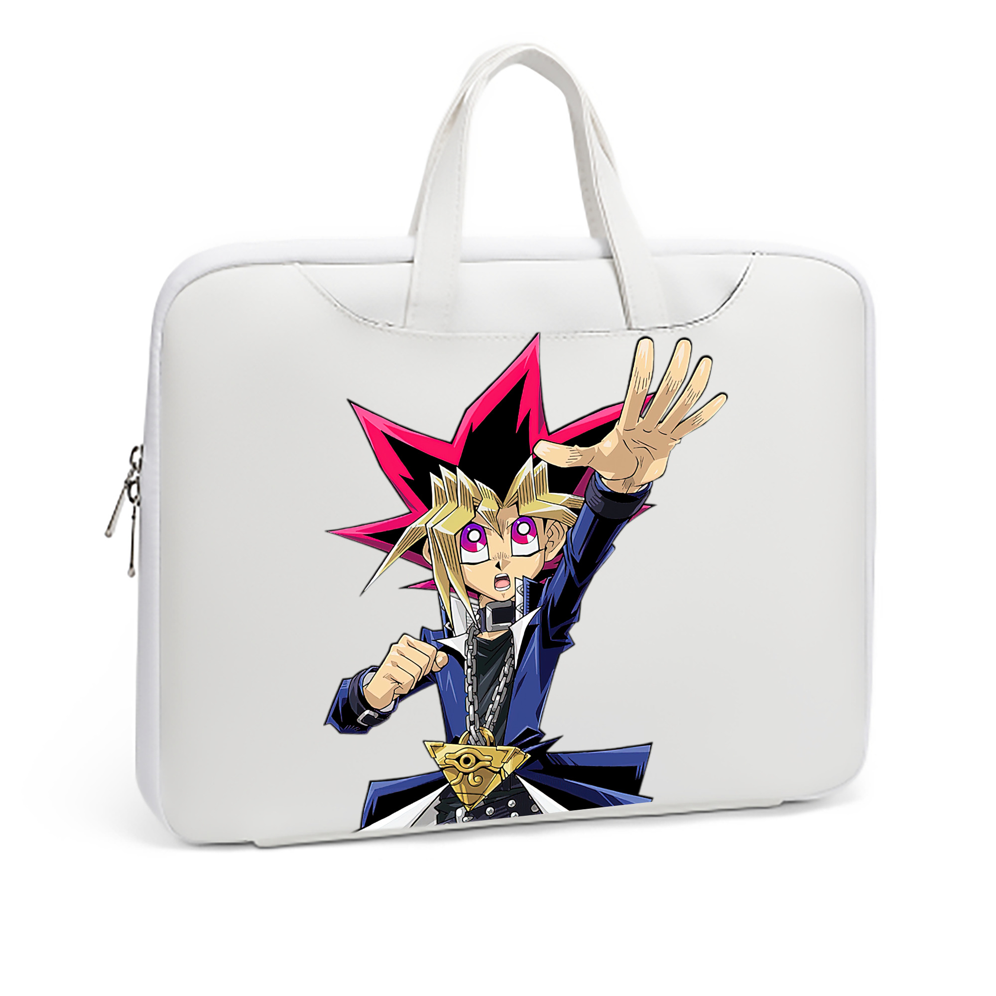 （画像用） 遊☆戯☆王 Yu-Gi-Oh! レザーラップトップバッグ　ノートパソコンケース
