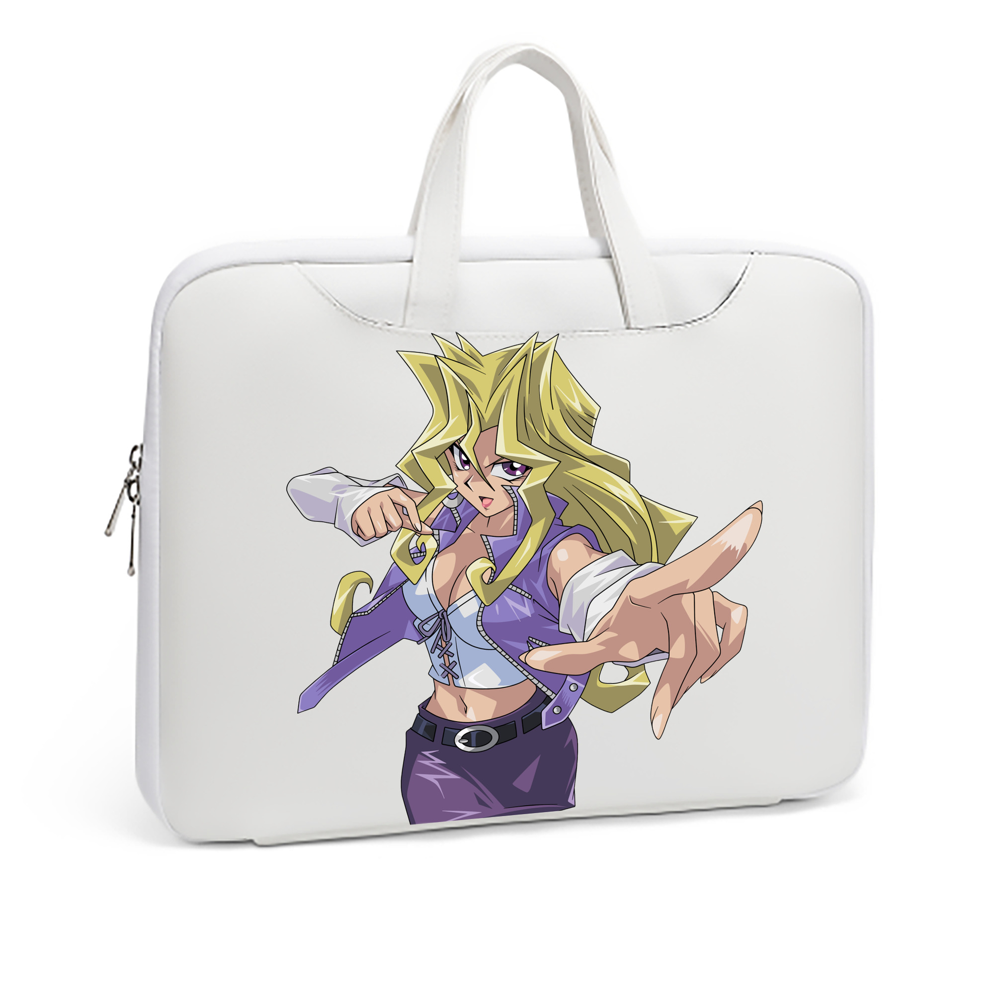 （画像用） 遊☆戯☆王 Yu-Gi-Oh! レザーラップトップバッグ　ノートパソコンケース