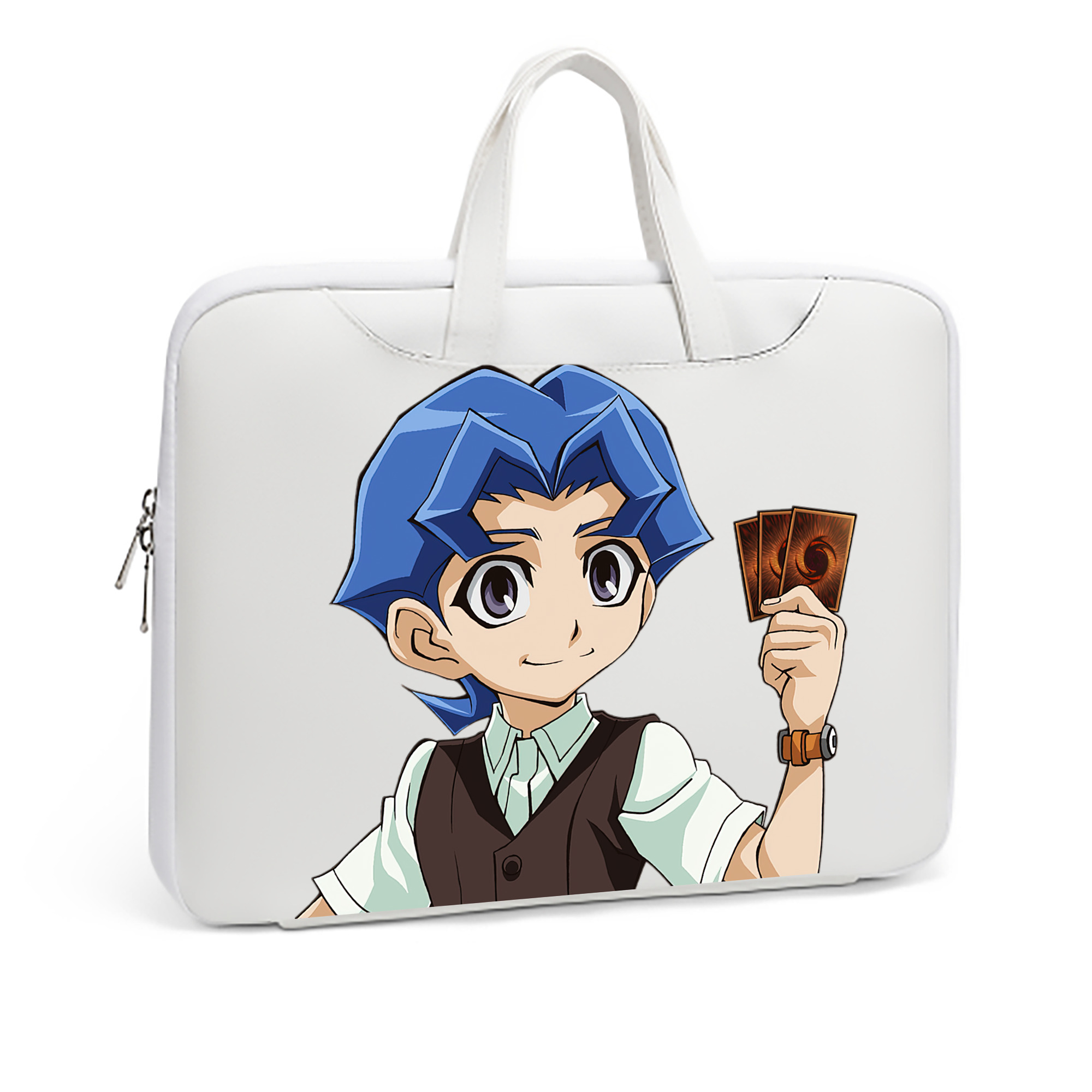 （画像用） 遊☆戯☆王 Yu-Gi-Oh! レザーラップトップバッグ　ノートパソコンケース