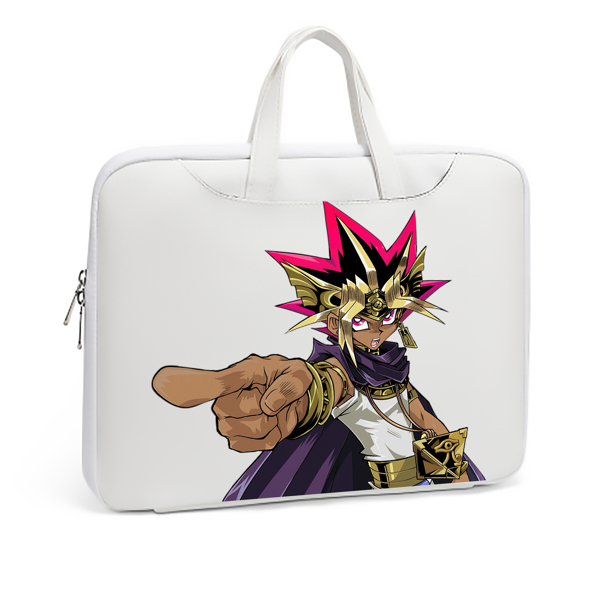 （画像用） 遊☆戯☆王 Yu-Gi-Oh! レザーラップトップバッグ　ノートパソコンケース