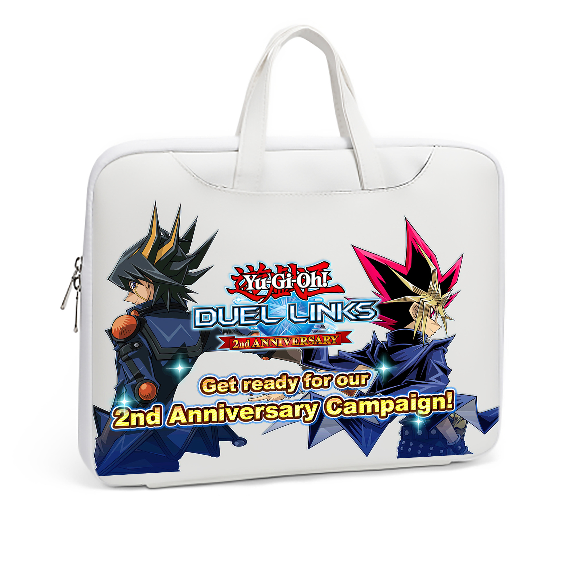（画像用） 遊☆戯☆王 Yu-Gi-Oh! レザーラップトップバッグ　ノートパソコンケース