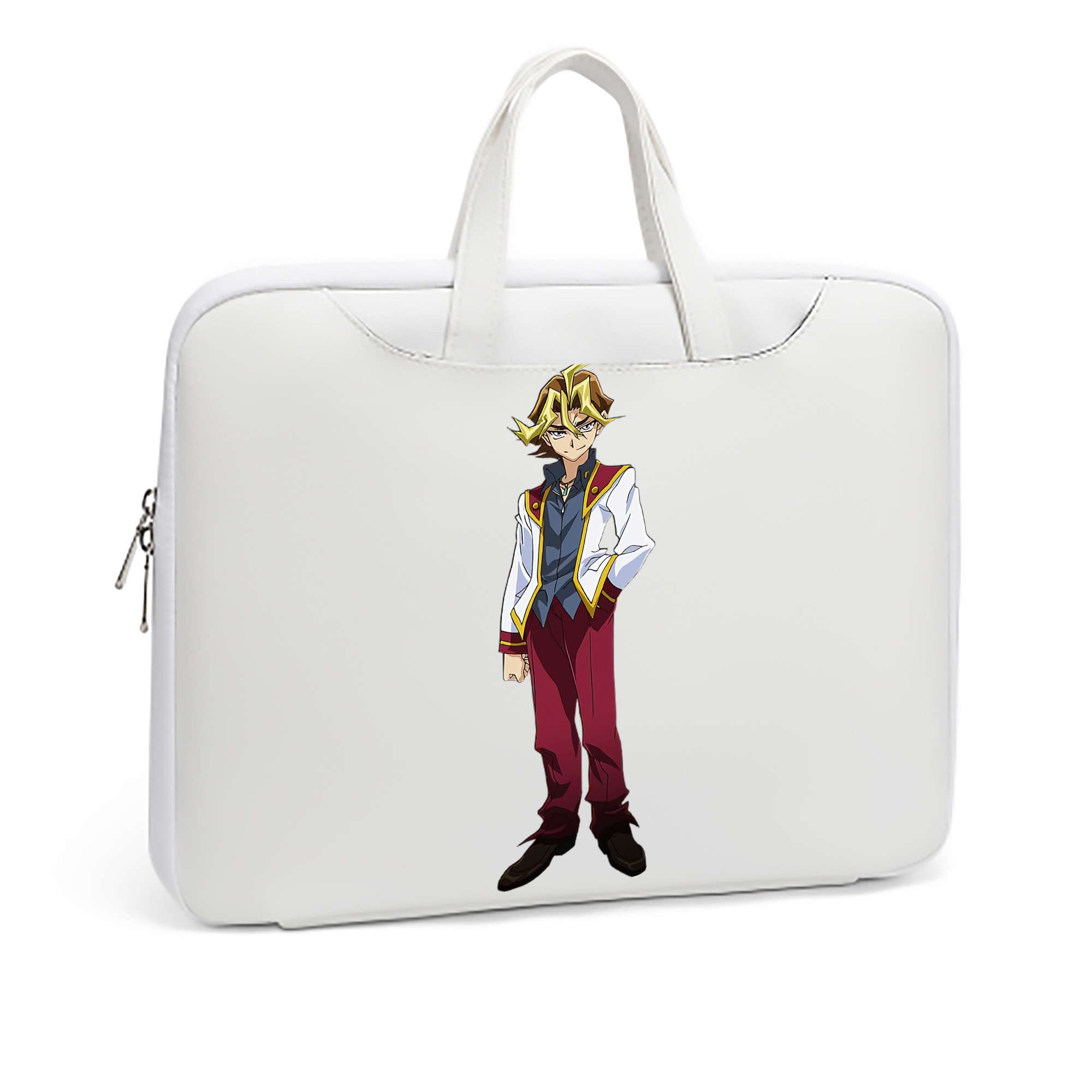 （画像用） 遊☆戯☆王 Yu-Gi-Oh! レザーラップトップバッグ　ノートパソコンケース