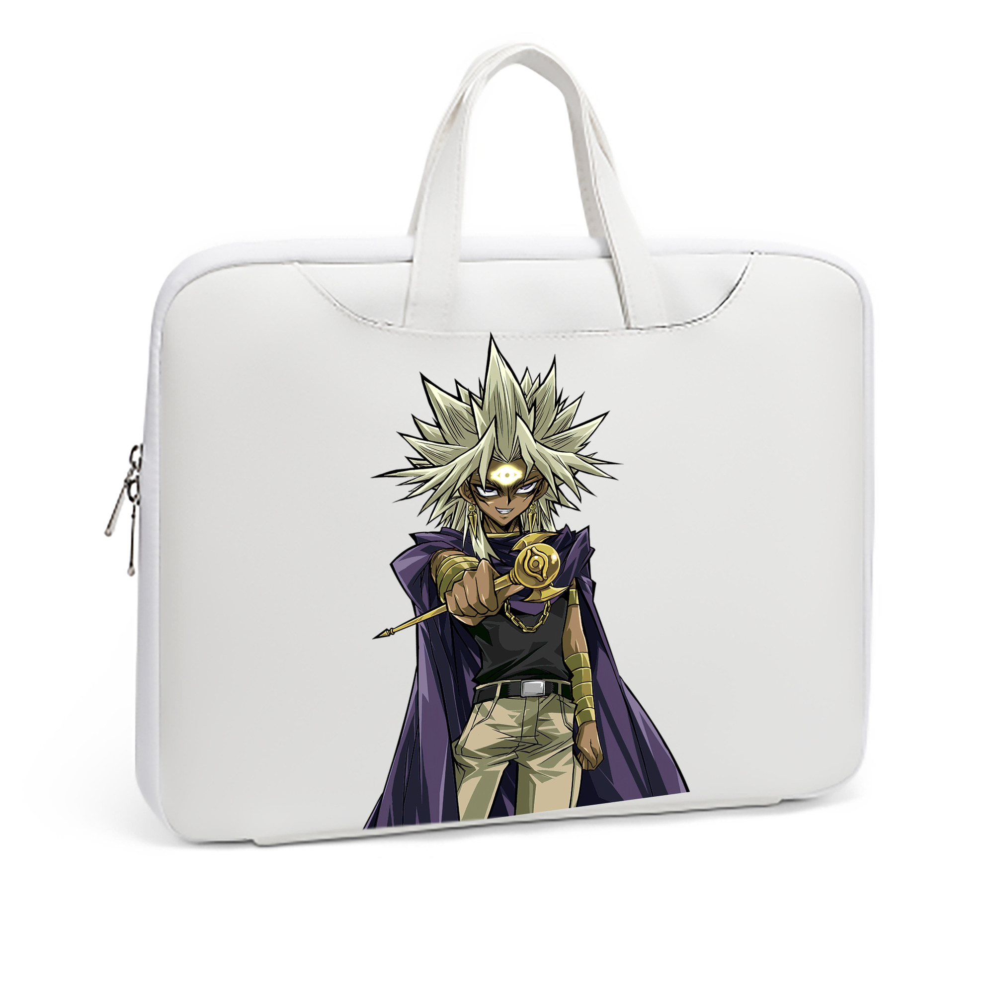 （画像用） 遊☆戯☆王 Yu-Gi-Oh! レザーラップトップバッグ　ノートパソコンケース