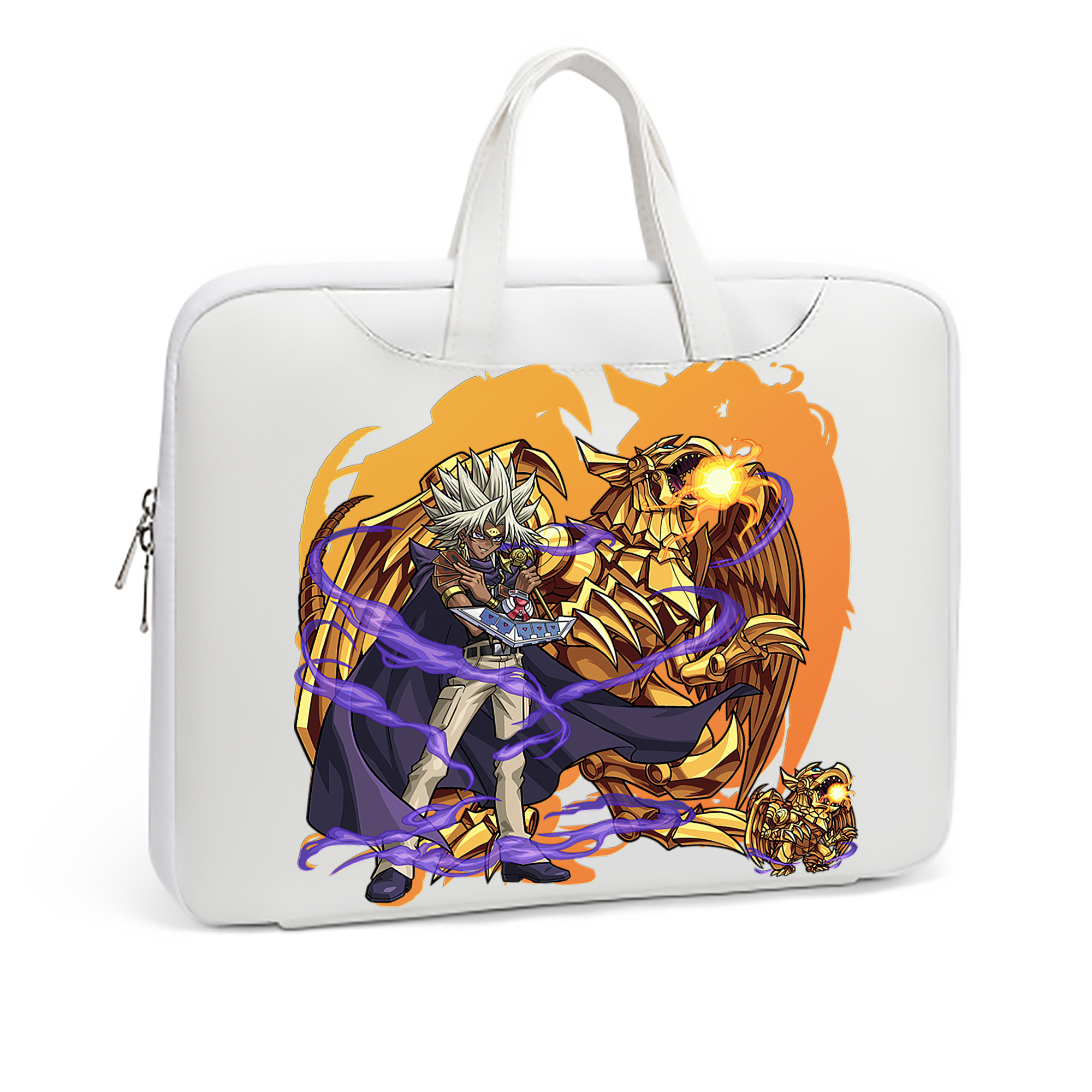 （画像用） 遊☆戯☆王 Yu-Gi-Oh! レザーラップトップバッグ　ノートパソコンケース
