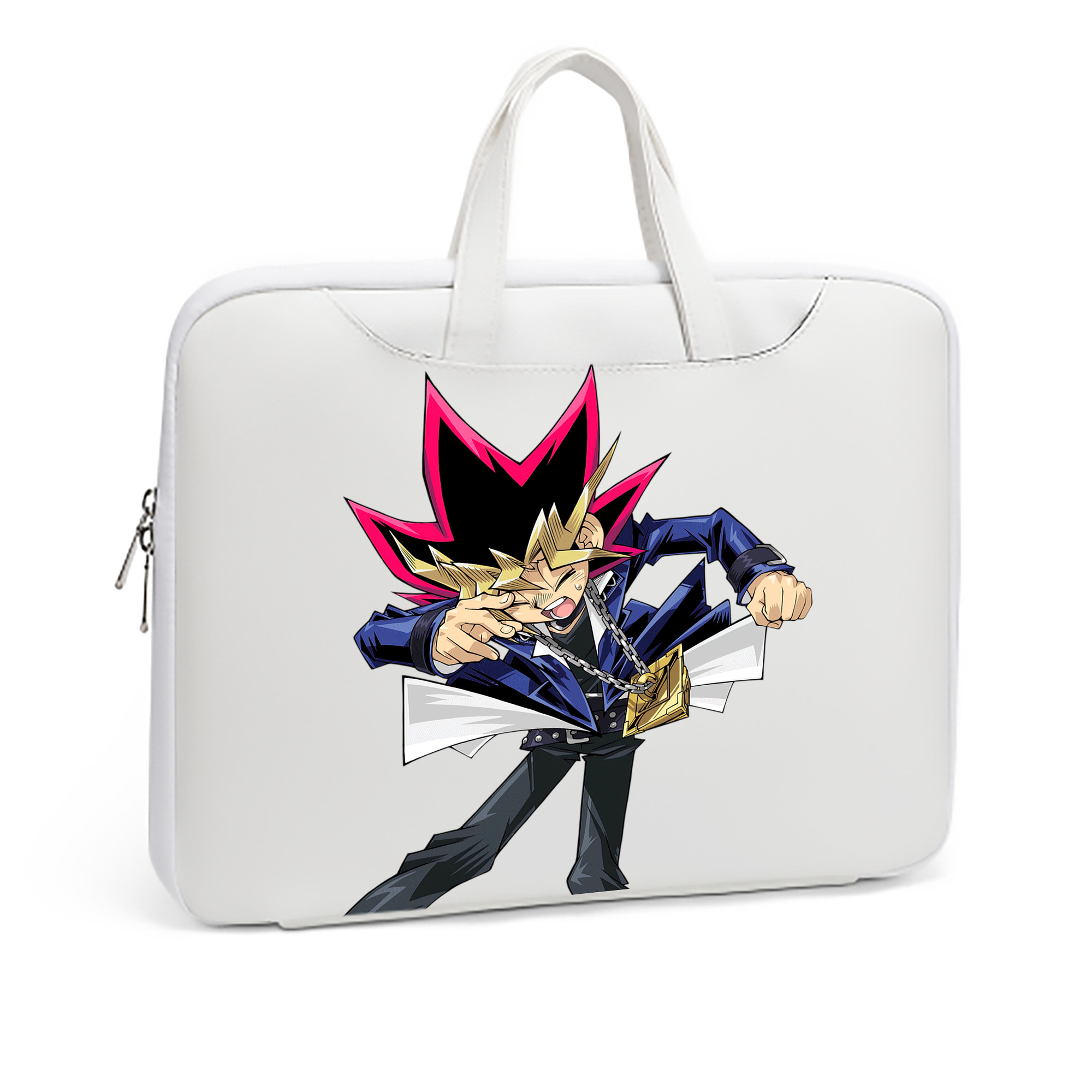 （画像用） 遊☆戯☆王 Yu-Gi-Oh! レザーラップトップバッグ　ノートパソコンケース