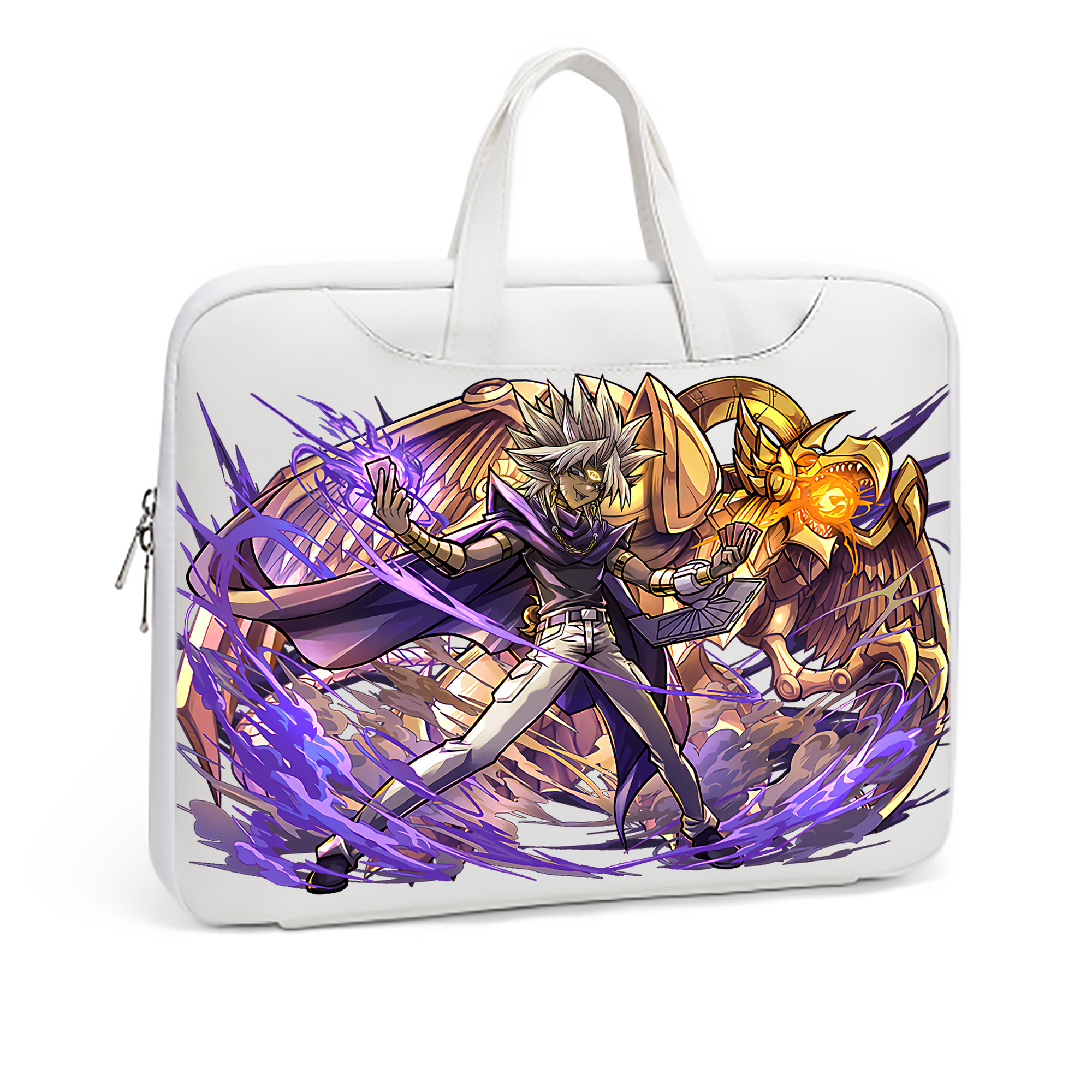 （画像用） 遊☆戯☆王 Yu-Gi-Oh! レザーラップトップバッグ　ノートパソコンケース
