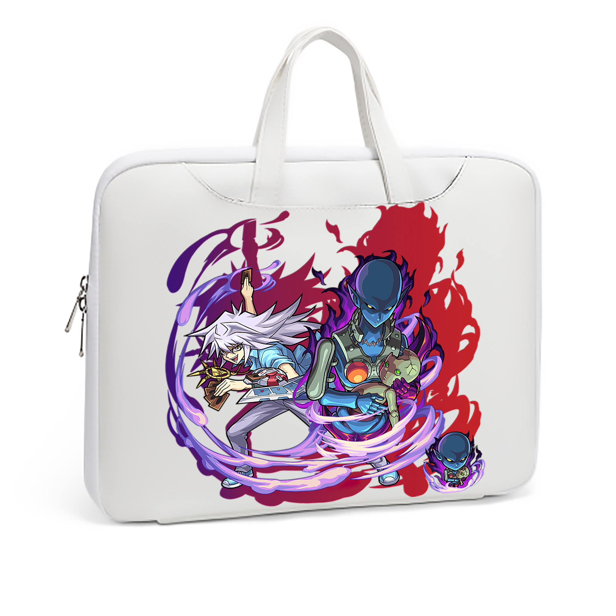 （画像用） 遊☆戯☆王 Yu-Gi-Oh! レザーラップトップバッグ　ノートパソコンケース