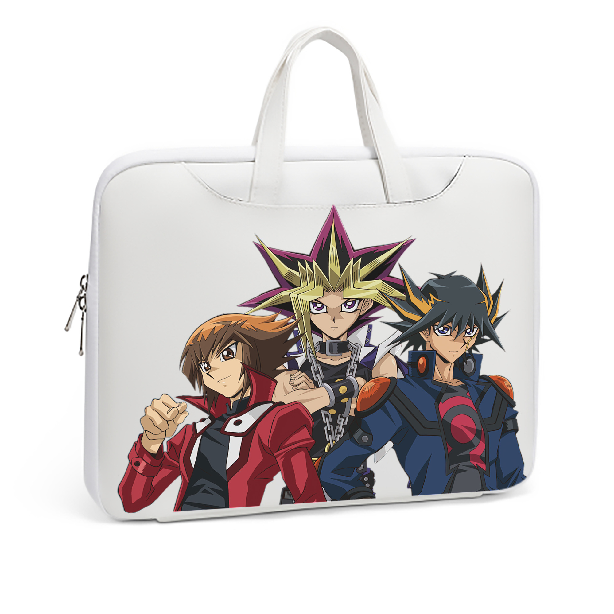 （画像用） 遊☆戯☆王 Yu-Gi-Oh! レザーラップトップバッグ　ノートパソコンケース