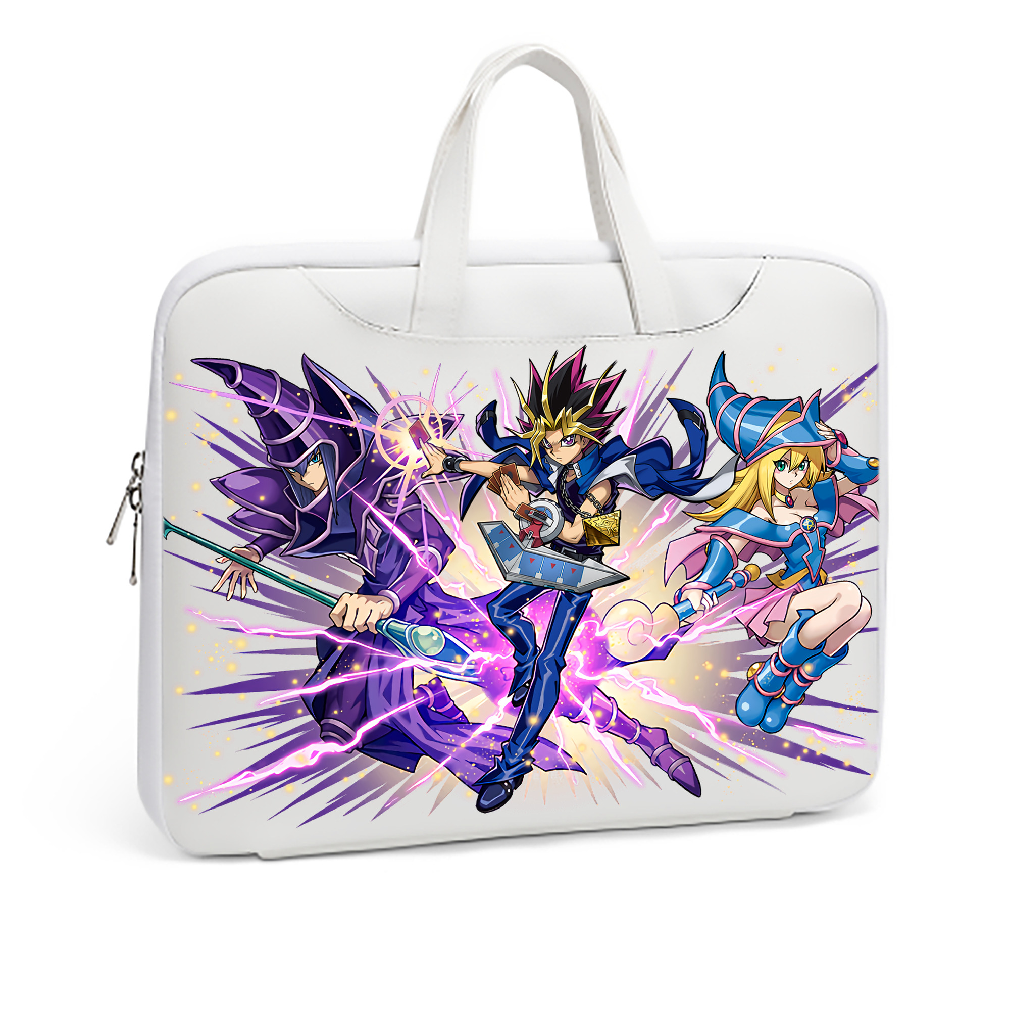 （画像用） 遊☆戯☆王 Yu-Gi-Oh! レザーラップトップバッグ　ノートパソコンケース