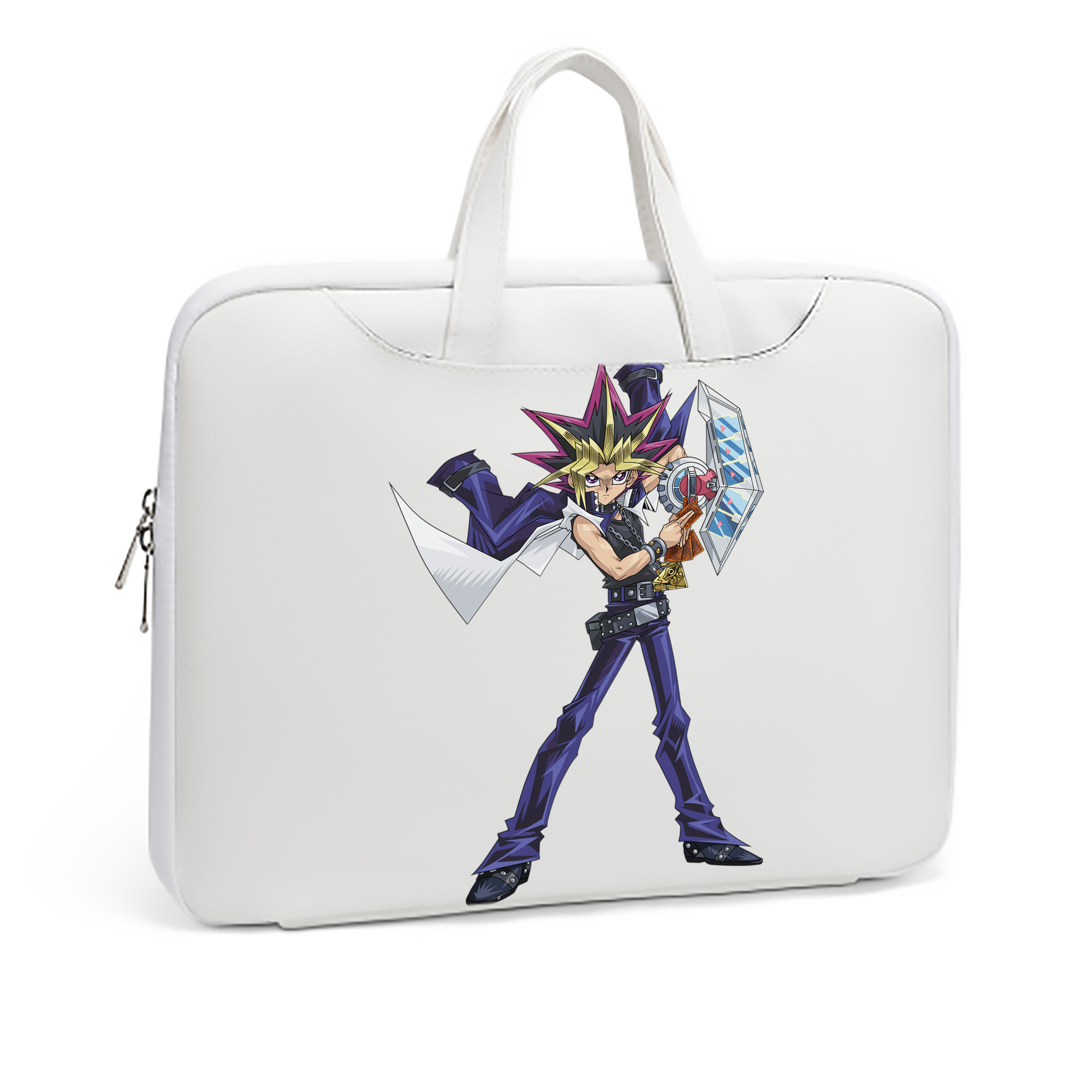 （画像用） 遊☆戯☆王 Yu-Gi-Oh! レザーラップトップバッグ　ノートパソコンケース