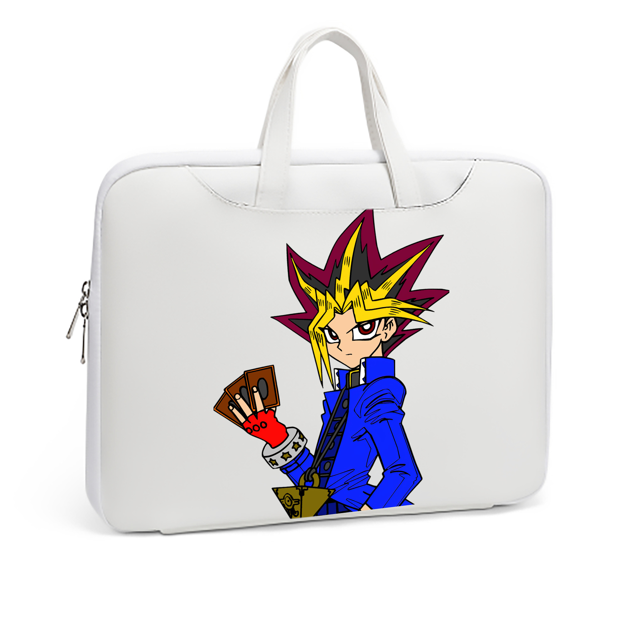 （画像用） 遊☆戯☆王 Yu-Gi-Oh! レザーラップトップバッグ　ノートパソコンケース