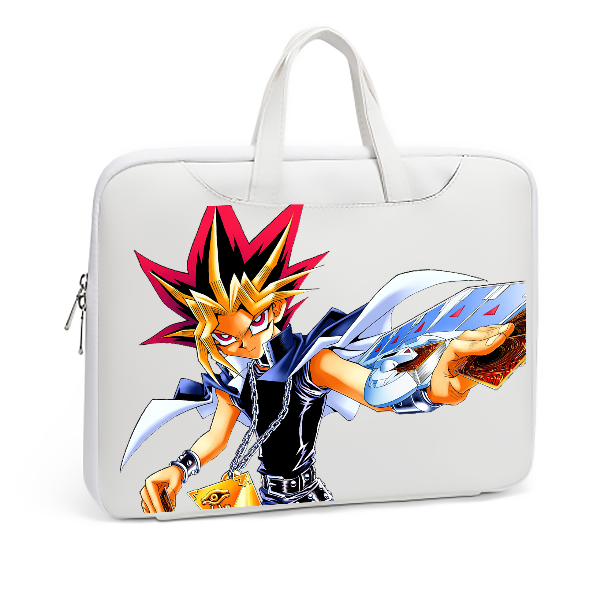 （画像用） 遊☆戯☆王 Yu-Gi-Oh! レザーラップトップバッグ　ノートパソコンケース