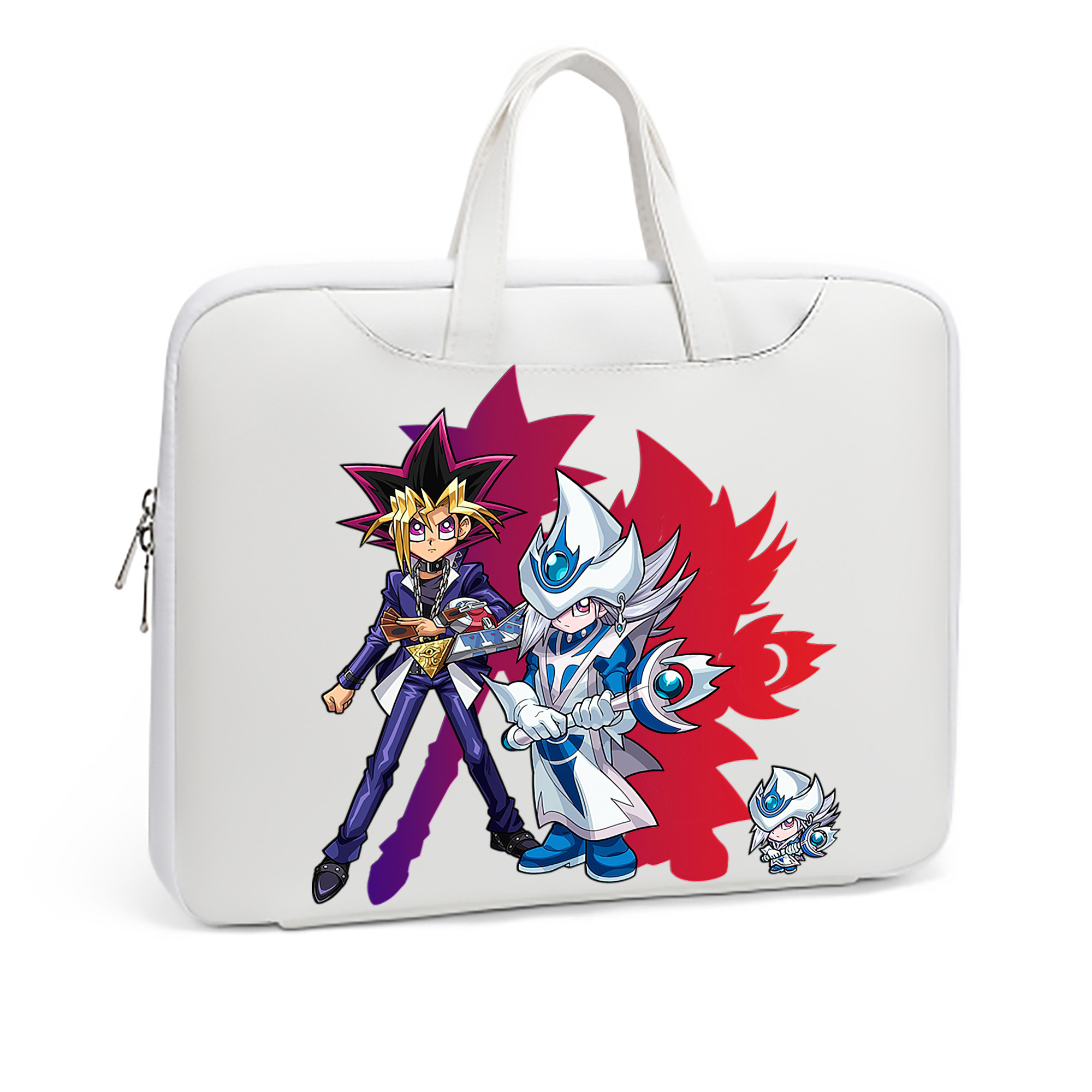 （画像用） 遊☆戯☆王 Yu-Gi-Oh! レザーラップトップバッグ　ノートパソコンケース