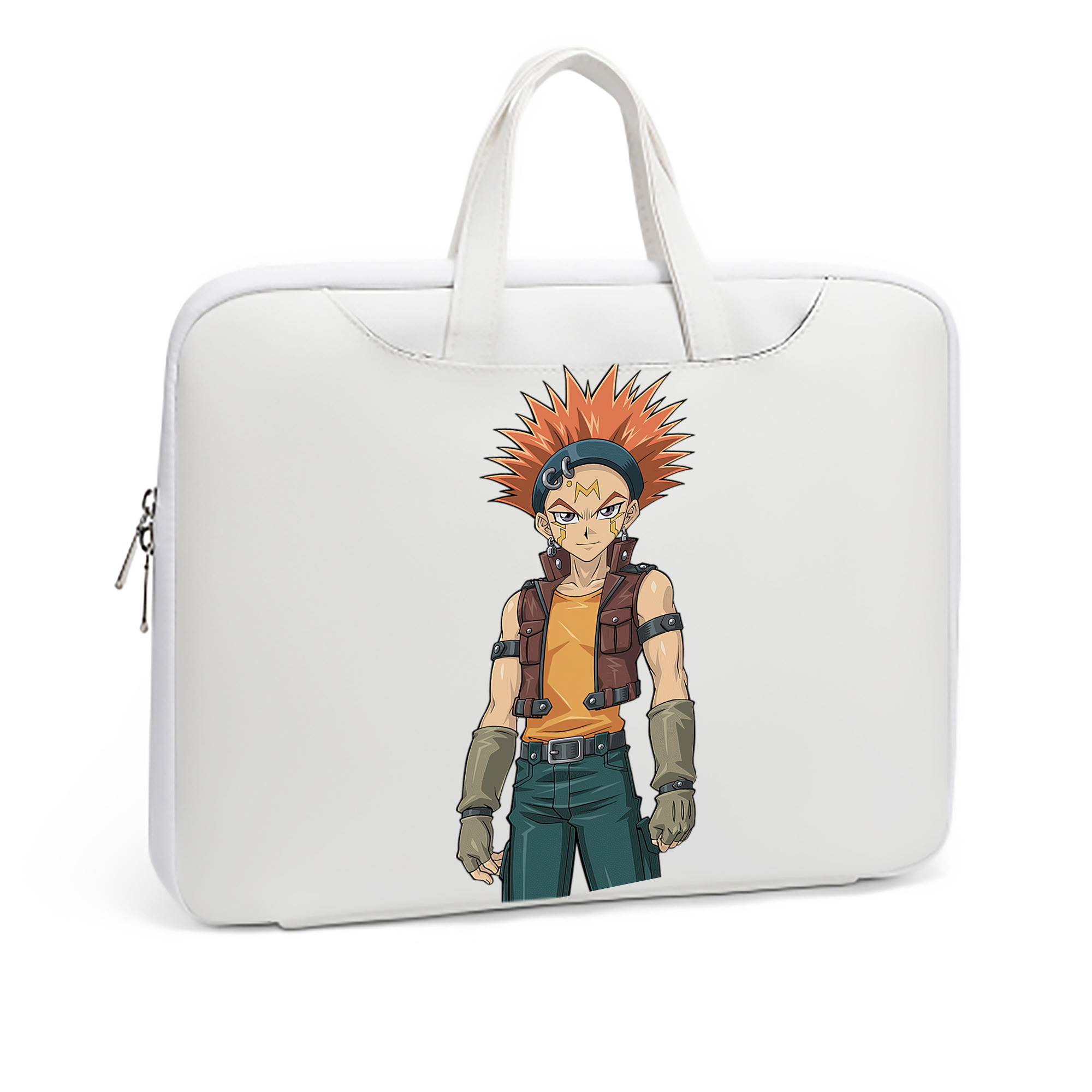 （画像用） 遊☆戯☆王 Yu-Gi-Oh! レザーラップトップバッグ　ノートパソコンケース