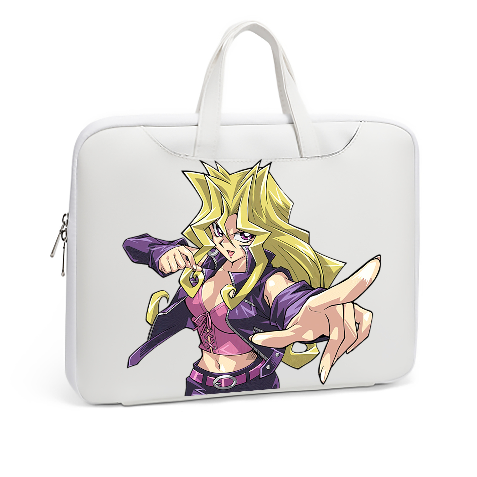 （画像用） 遊☆戯☆王 Yu-Gi-Oh! レザーラップトップバッグ　ノートパソコンケース