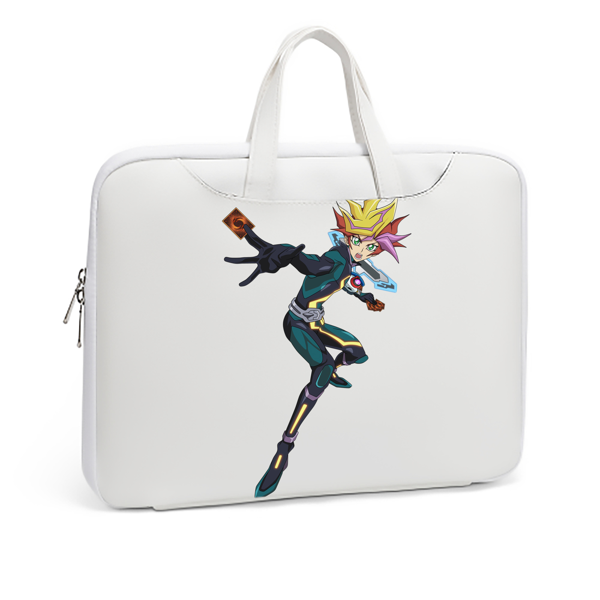 （画像用） 遊☆戯☆王 Yu-Gi-Oh! レザーラップトップバッグ　ノートパソコンケース
