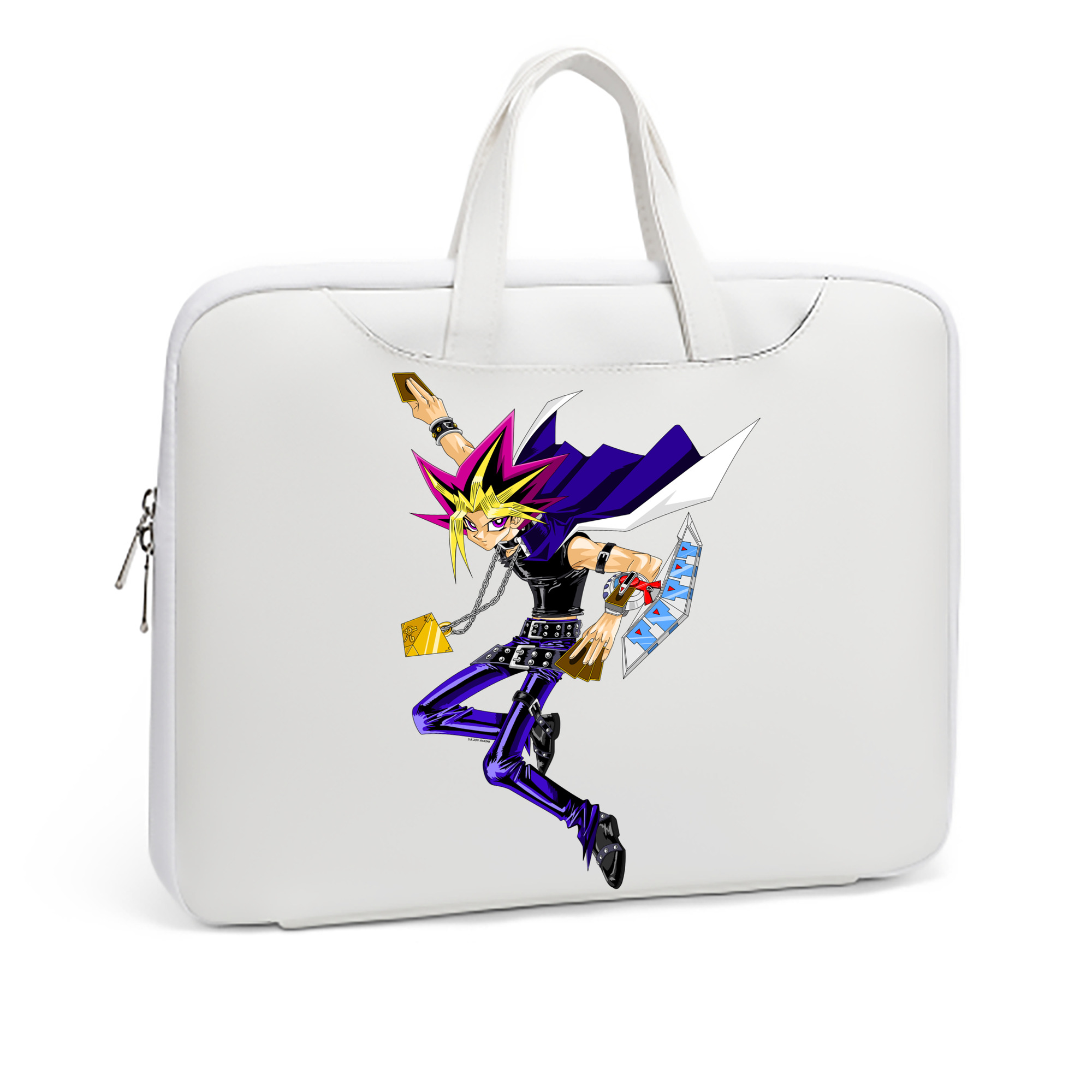 （画像用） 遊☆戯☆王 Yu-Gi-Oh! レザーラップトップバッグ　ノートパソコンケース