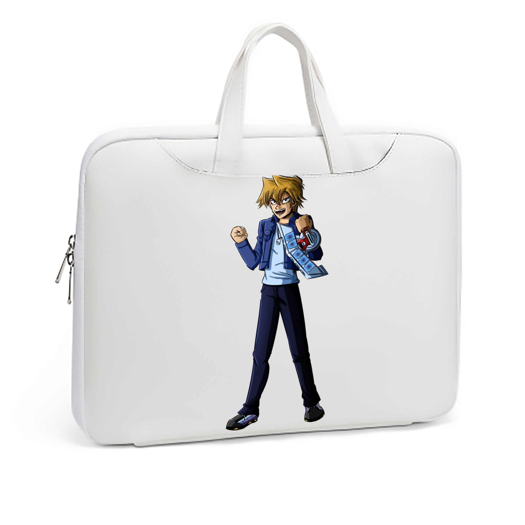 （画像用） 遊☆戯☆王 Yu-Gi-Oh! レザーラップトップバッグ　ノートパソコンケース
