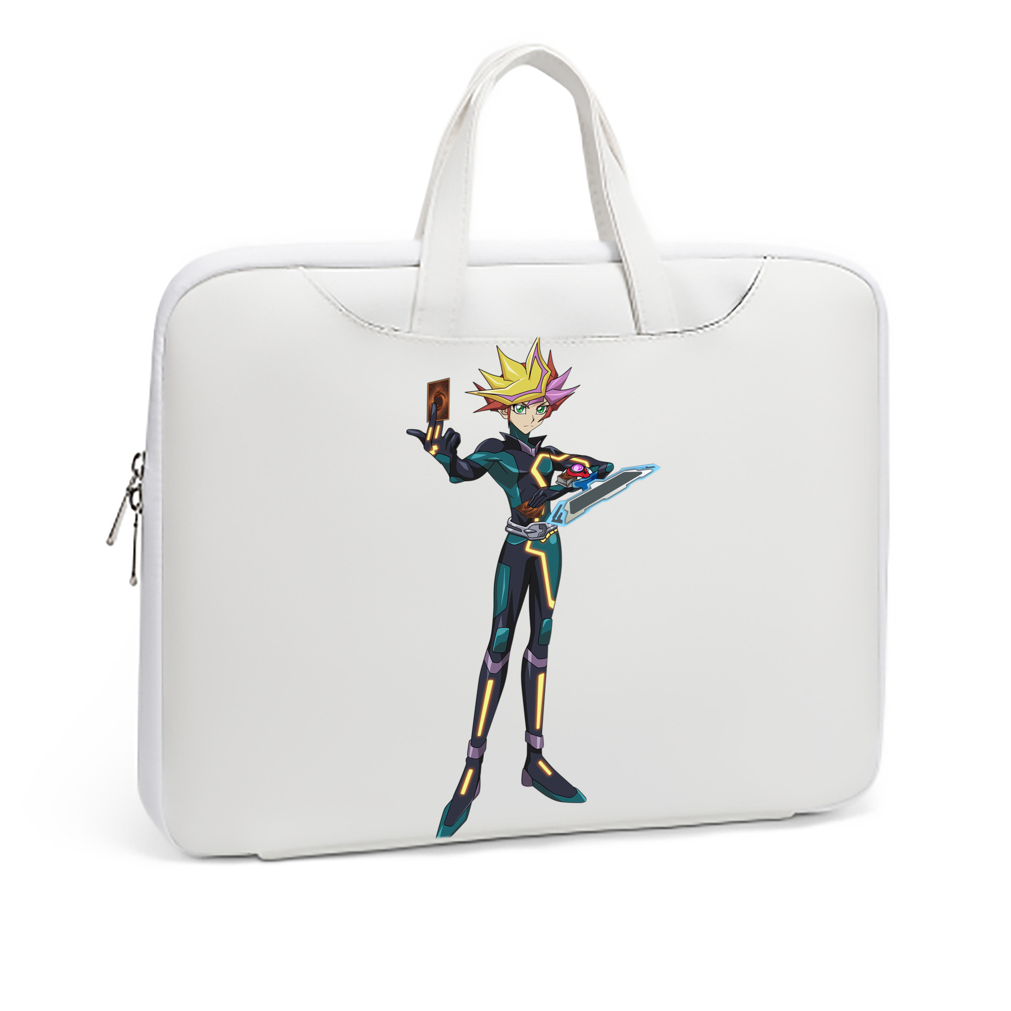 （画像用） 遊☆戯☆王 Yu-Gi-Oh! レザーラップトップバッグ　ノートパソコンケース