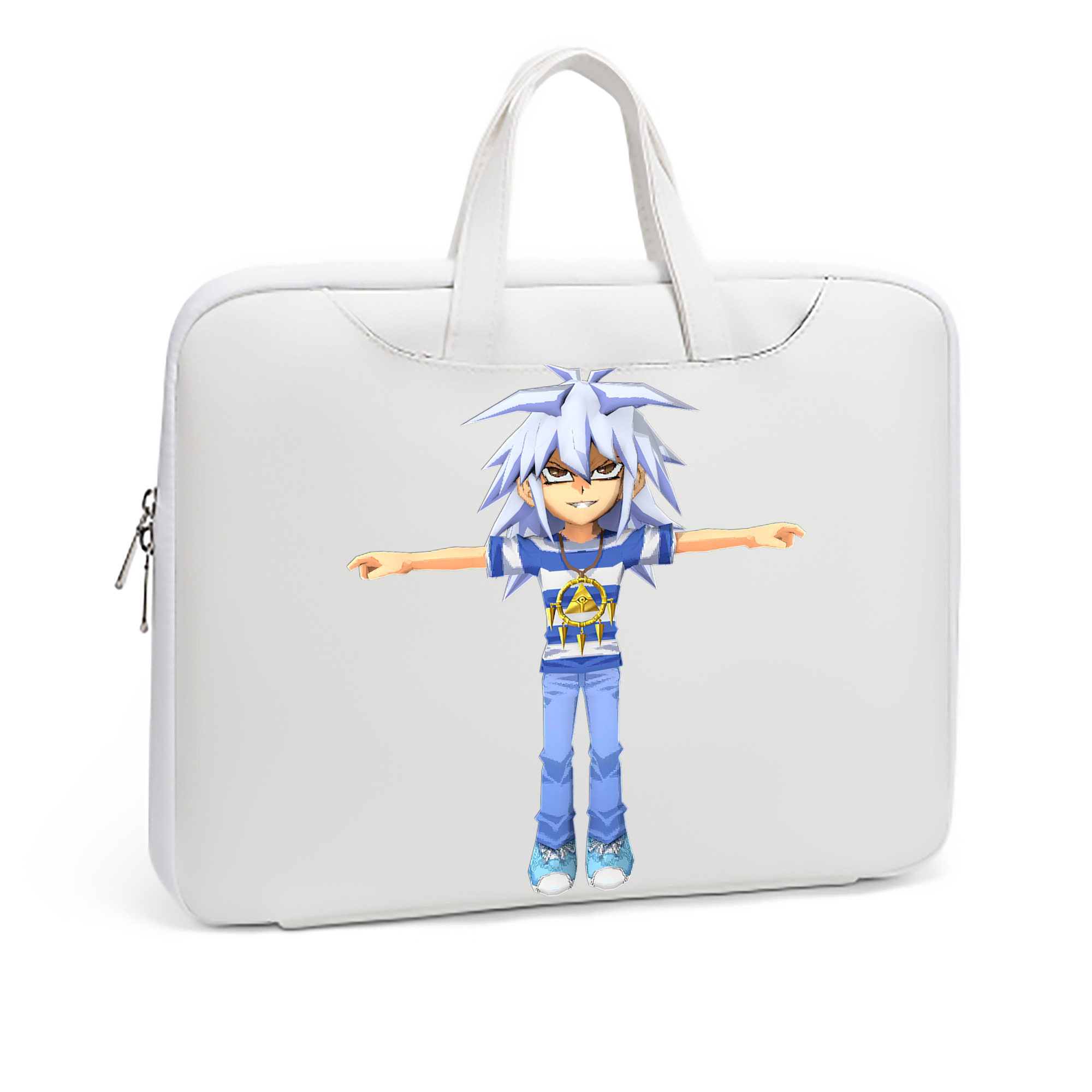 （画像用） 遊☆戯☆王 Yu-Gi-Oh! レザーラップトップバッグ　ノートパソコンケース