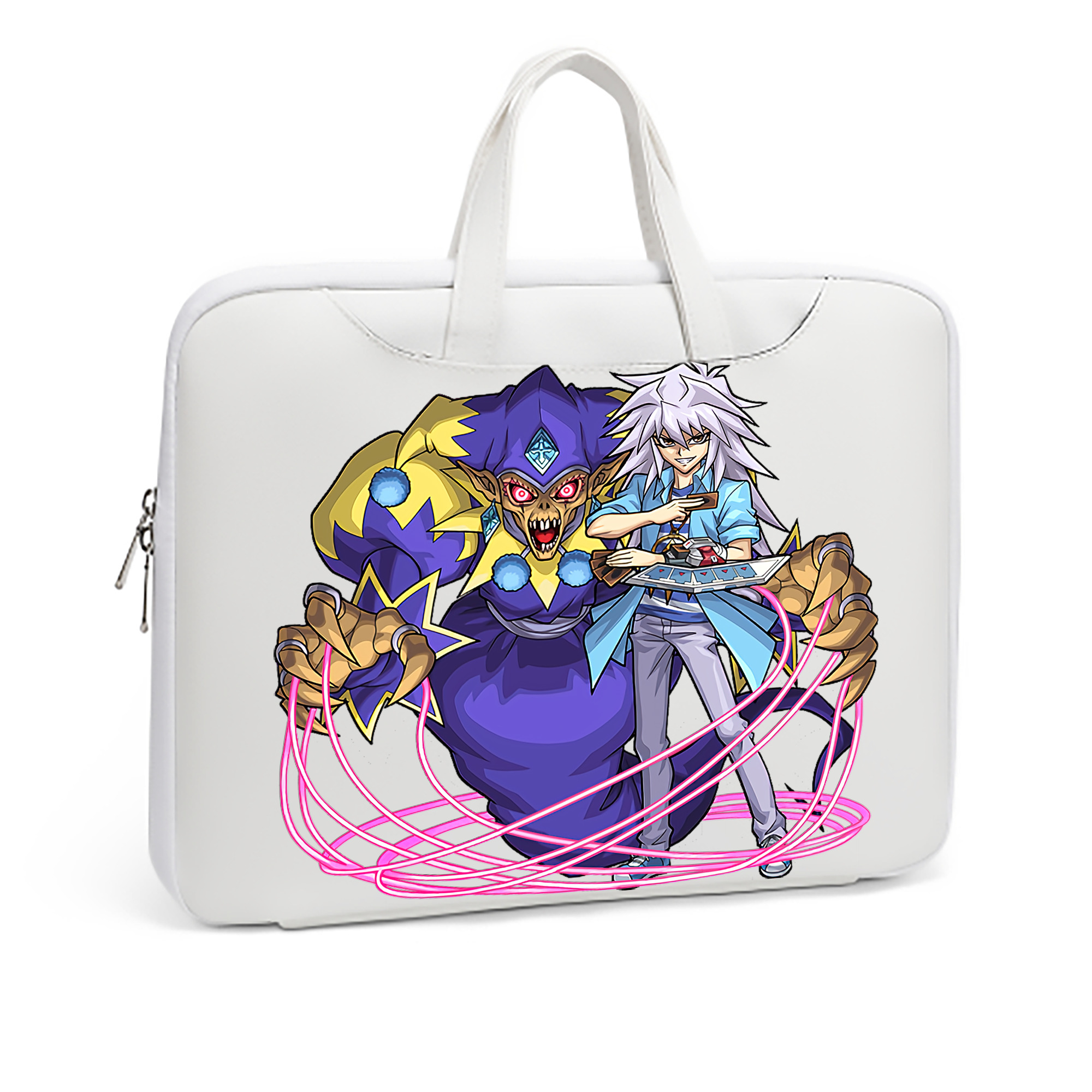 （画像用） 遊☆戯☆王 Yu-Gi-Oh! レザーラップトップバッグ　ノートパソコンケース