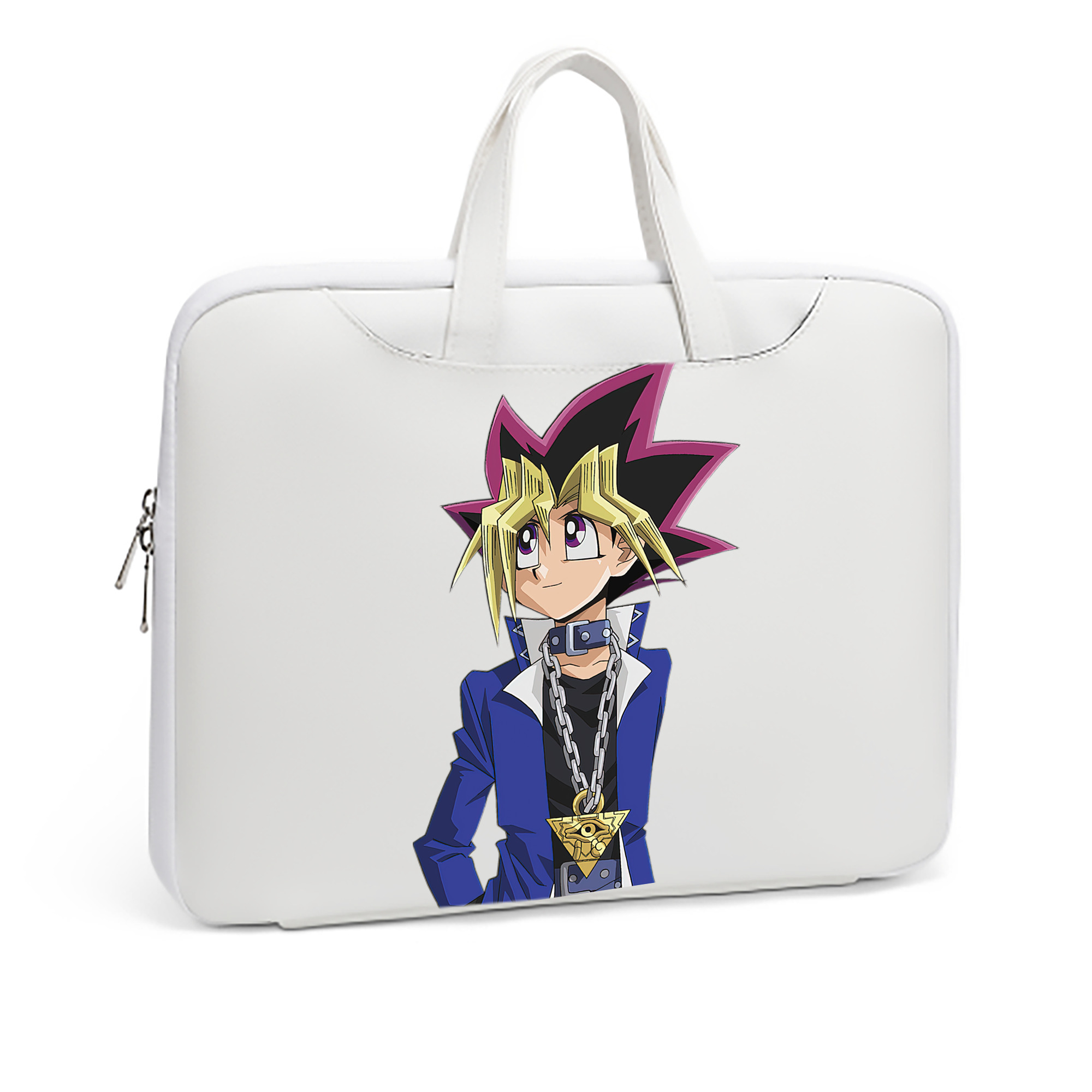（画像用） 遊☆戯☆王 Yu-Gi-Oh! レザーラップトップバッグ　ノートパソコンケース