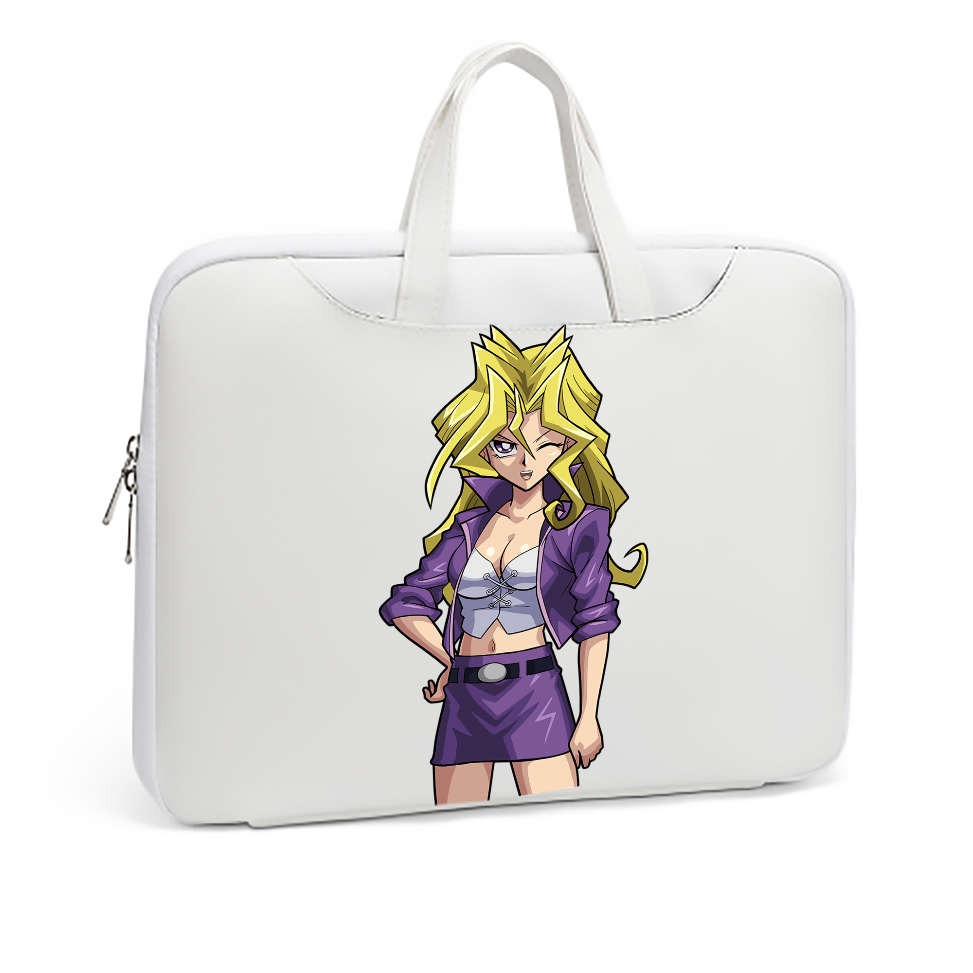 （画像用） 遊☆戯☆王 Yu-Gi-Oh! レザーラップトップバッグ　ノートパソコンケース