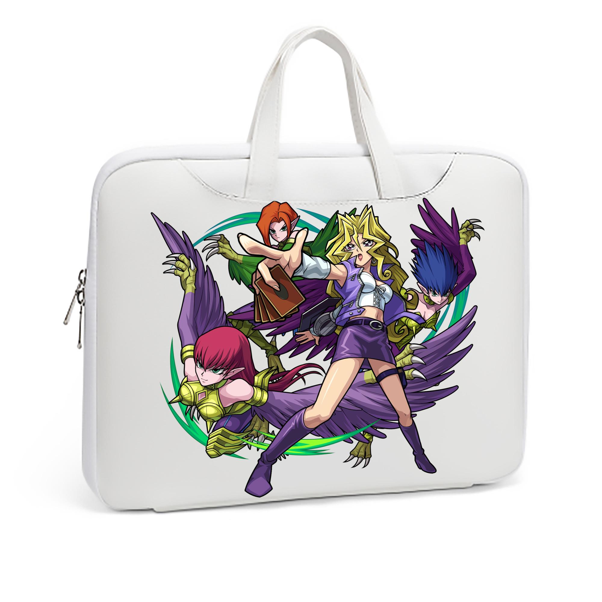 （画像用） 遊☆戯☆王 Yu-Gi-Oh! レザーラップトップバッグ　ノートパソコンケース