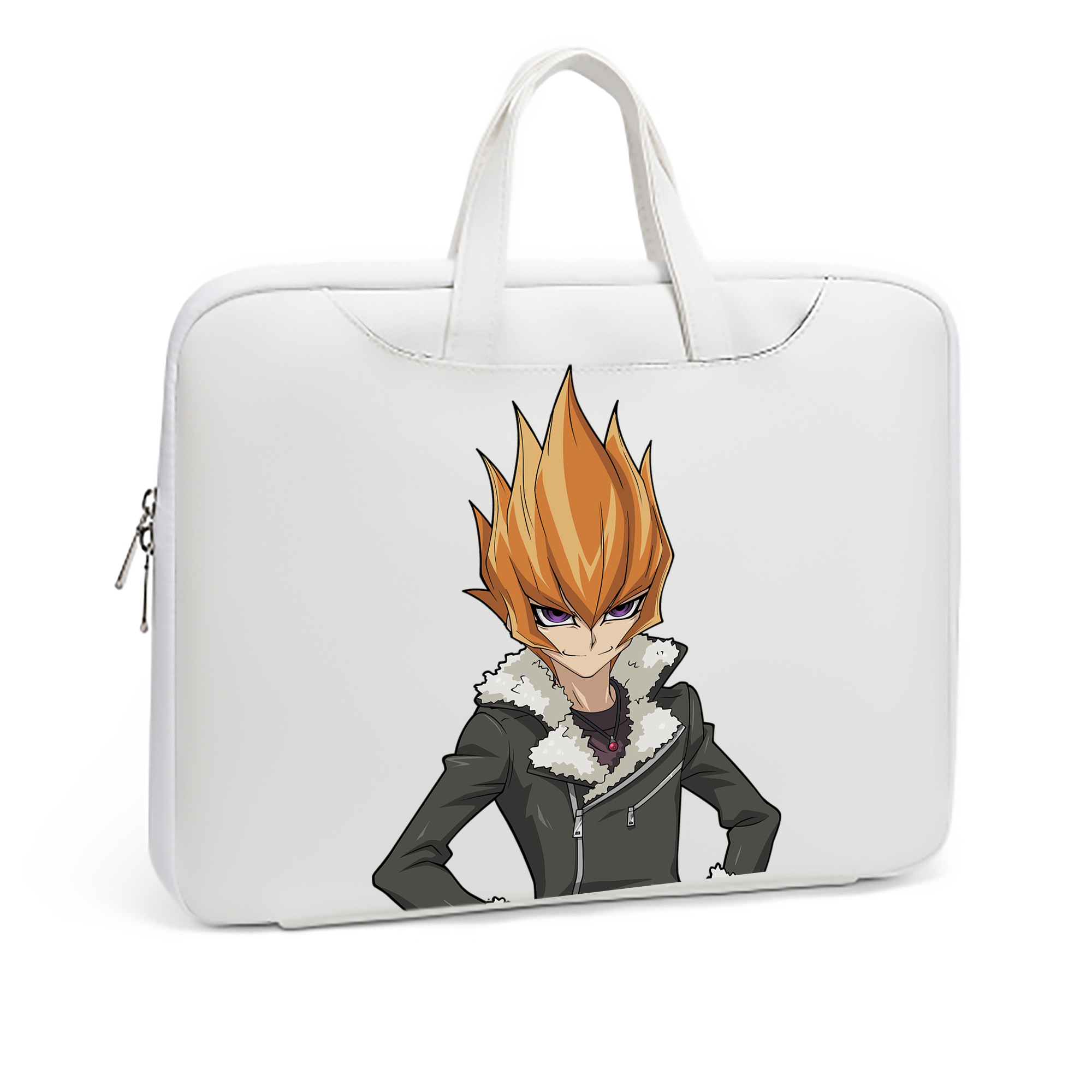 （画像用） 遊☆戯☆王 Yu-Gi-Oh! レザーラップトップバッグ　ノートパソコンケース