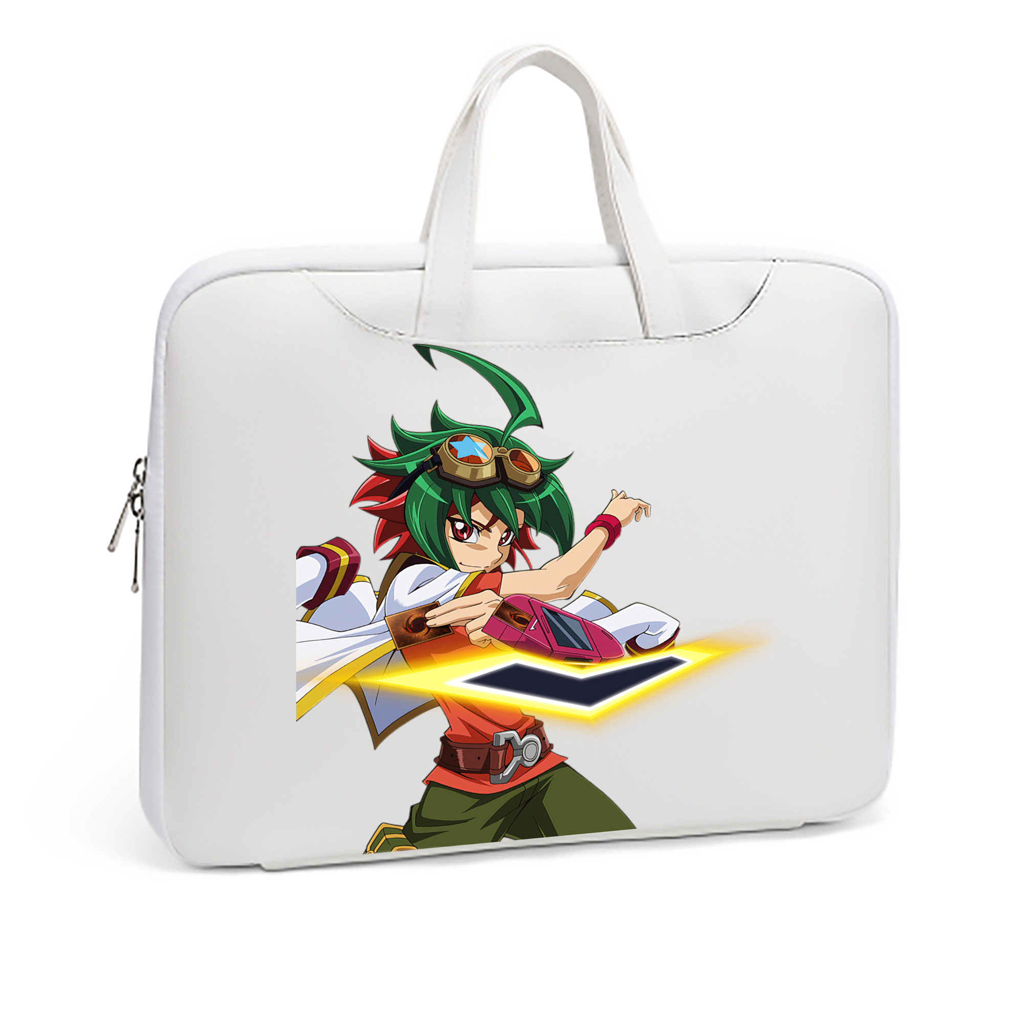 （画像用） 遊☆戯☆王 Yu-Gi-Oh! レザーラップトップバッグ　ノートパソコンケース