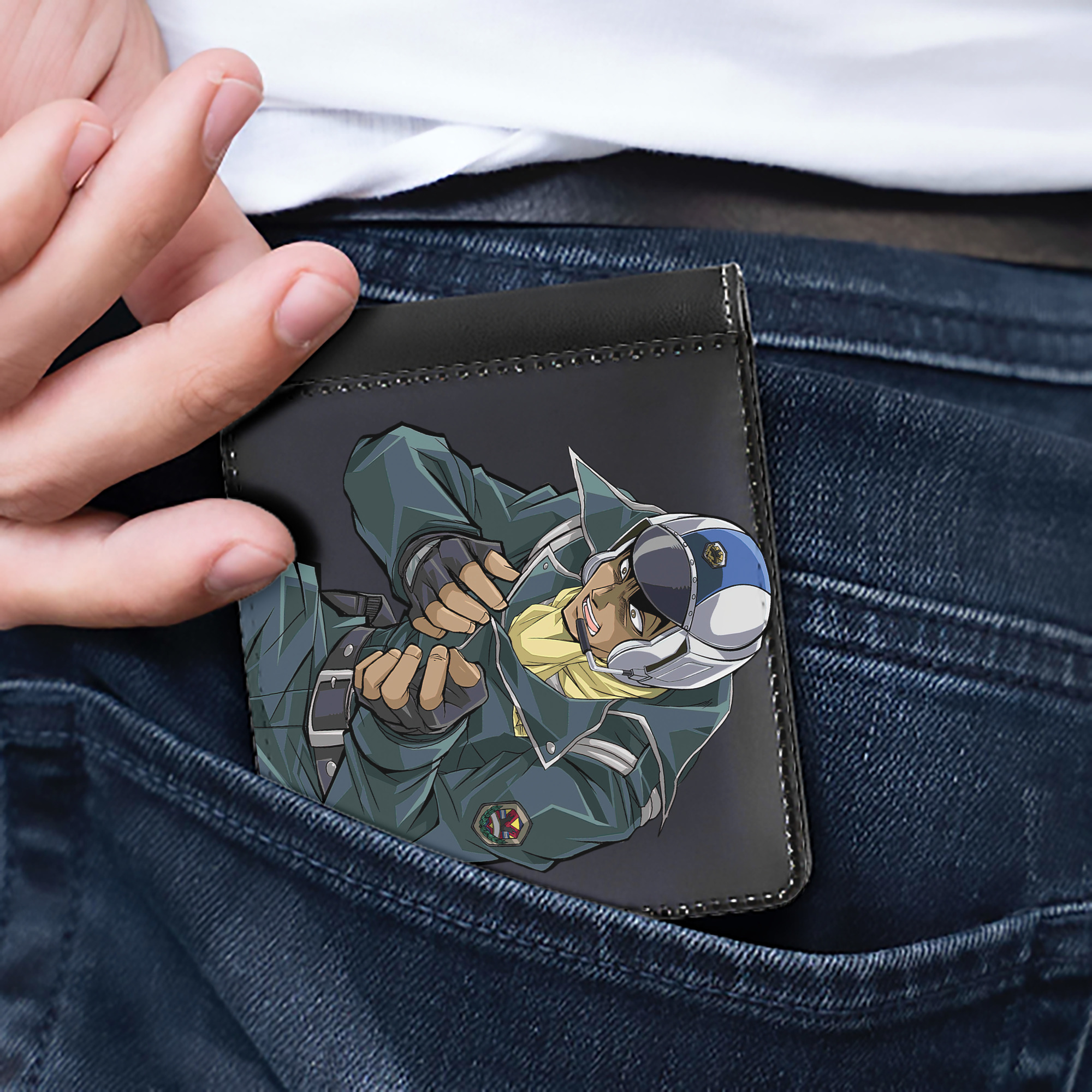 （画像用） 遊☆戯☆王 Yu-Gi-Oh! 二つ折り革財布