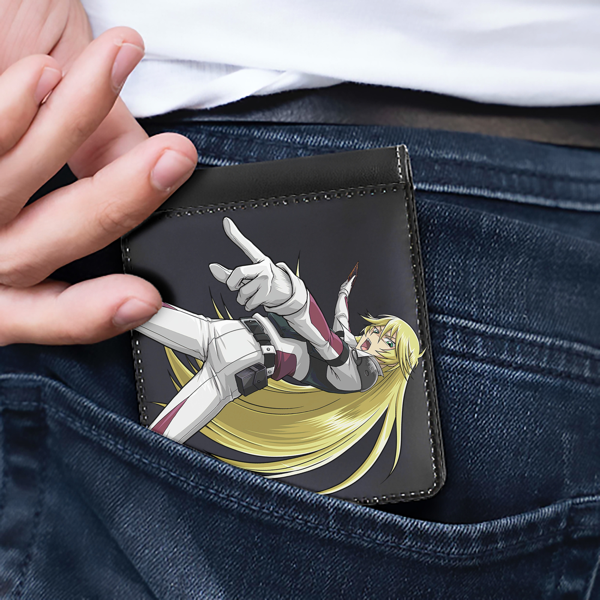 （画像用） 遊☆戯☆王 Yu-Gi-Oh! 二つ折り革財布