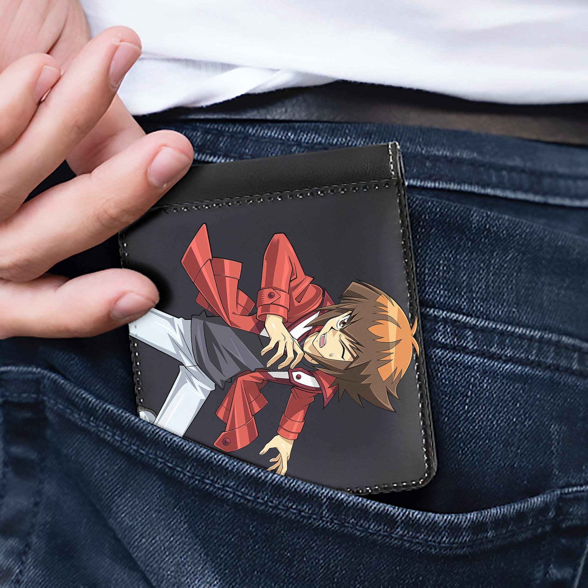 （画像用） 遊☆戯☆王 Yu-Gi-Oh! 二つ折り革財布