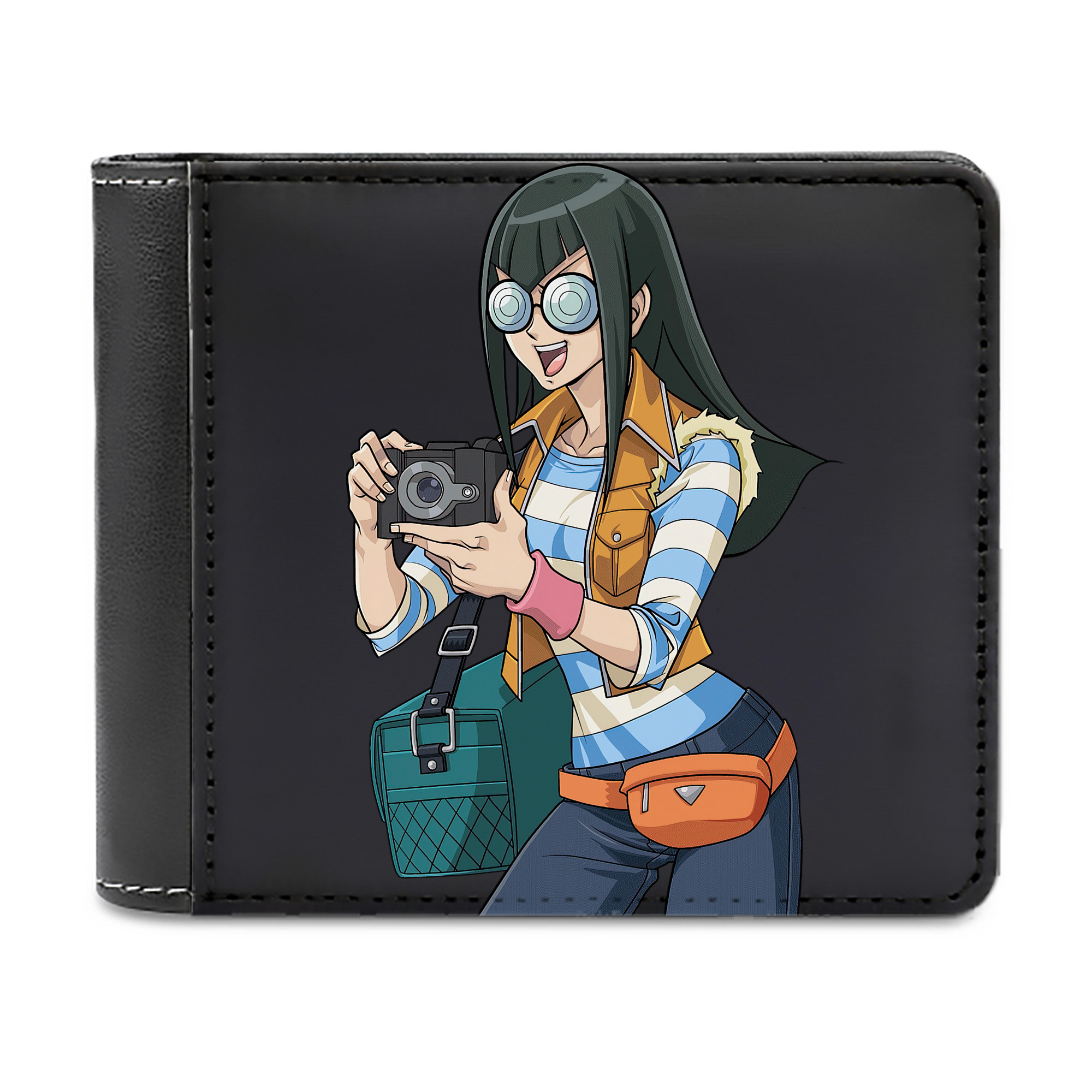 （画像用） 遊☆戯☆王 Yu-Gi-Oh! 二つ折り革財布