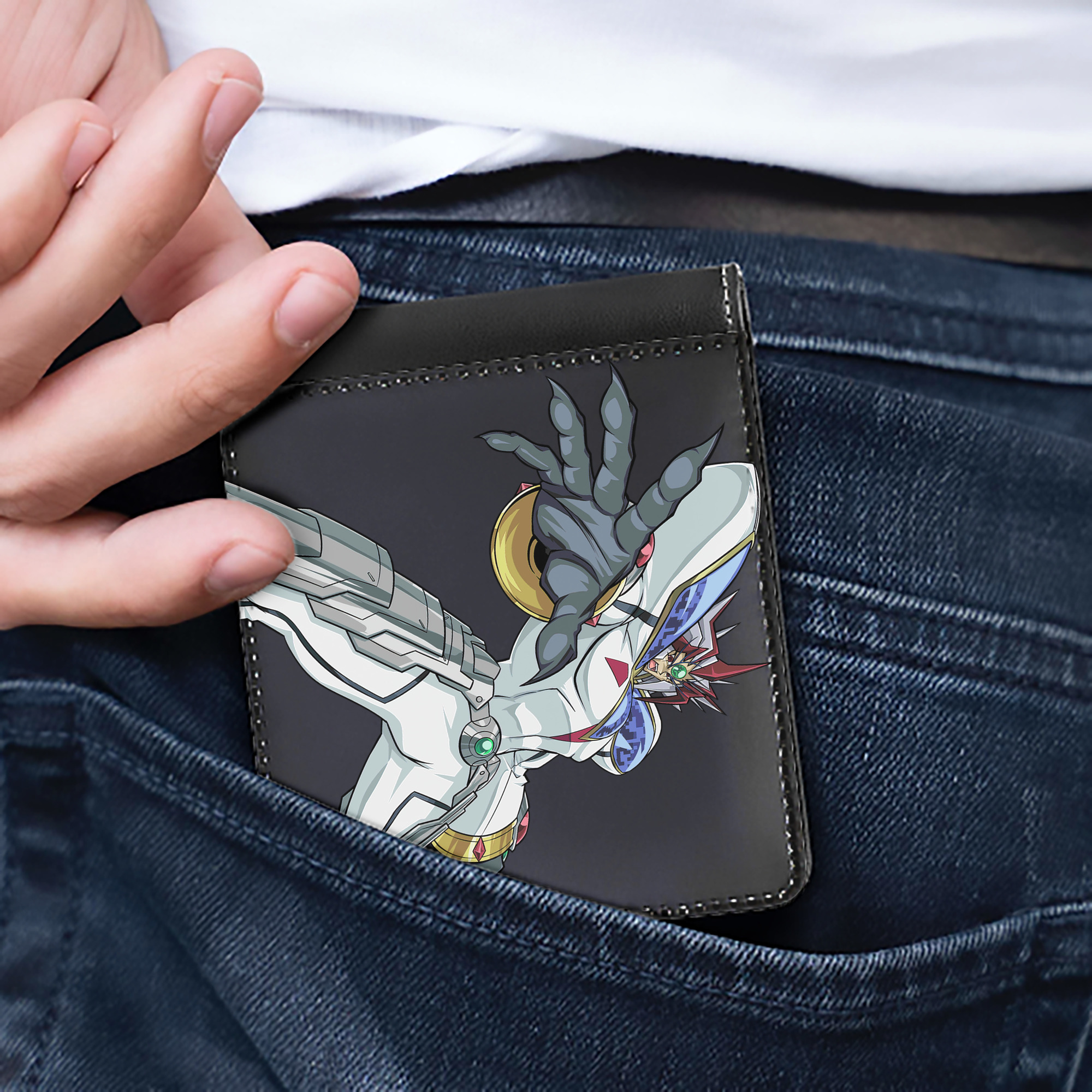 （画像用） 遊☆戯☆王 Yu-Gi-Oh! 二つ折り革財布