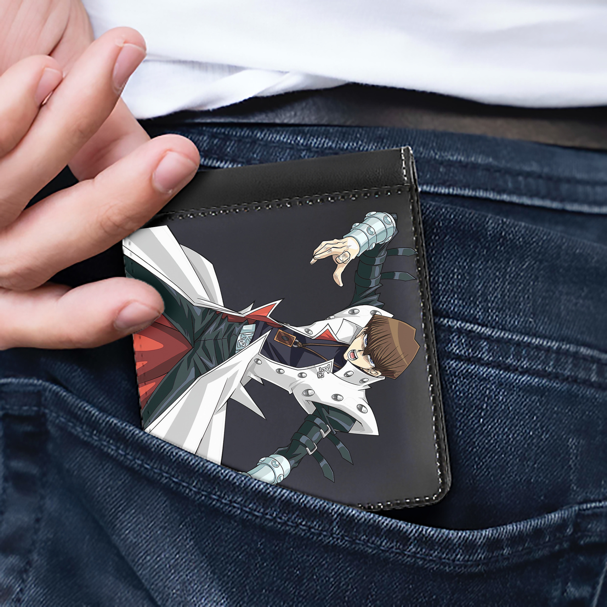 （画像用） 遊☆戯☆王 Yu-Gi-Oh! 二つ折り革財布