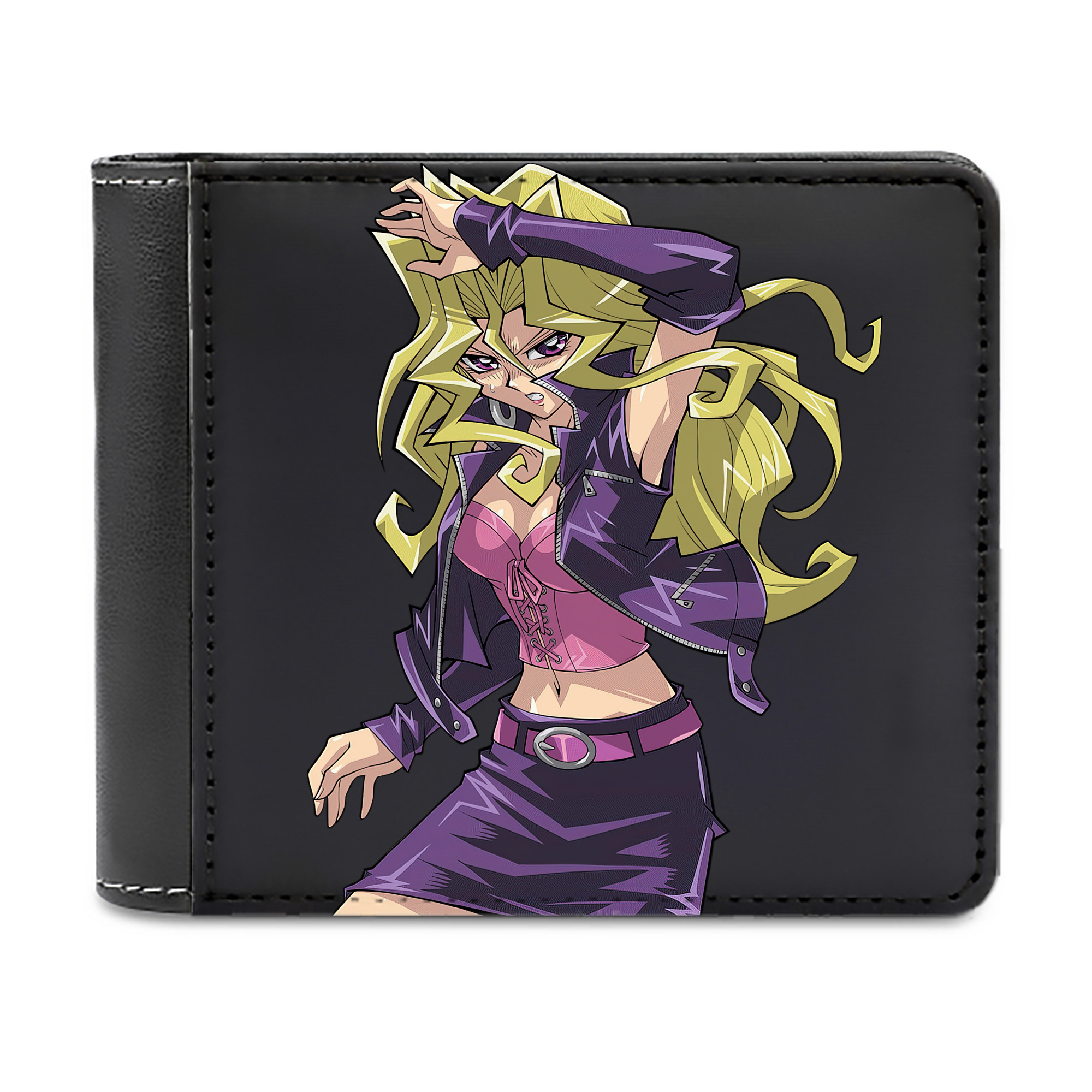 （画像用） 遊☆戯☆王 Yu-Gi-Oh! 二つ折り革財布