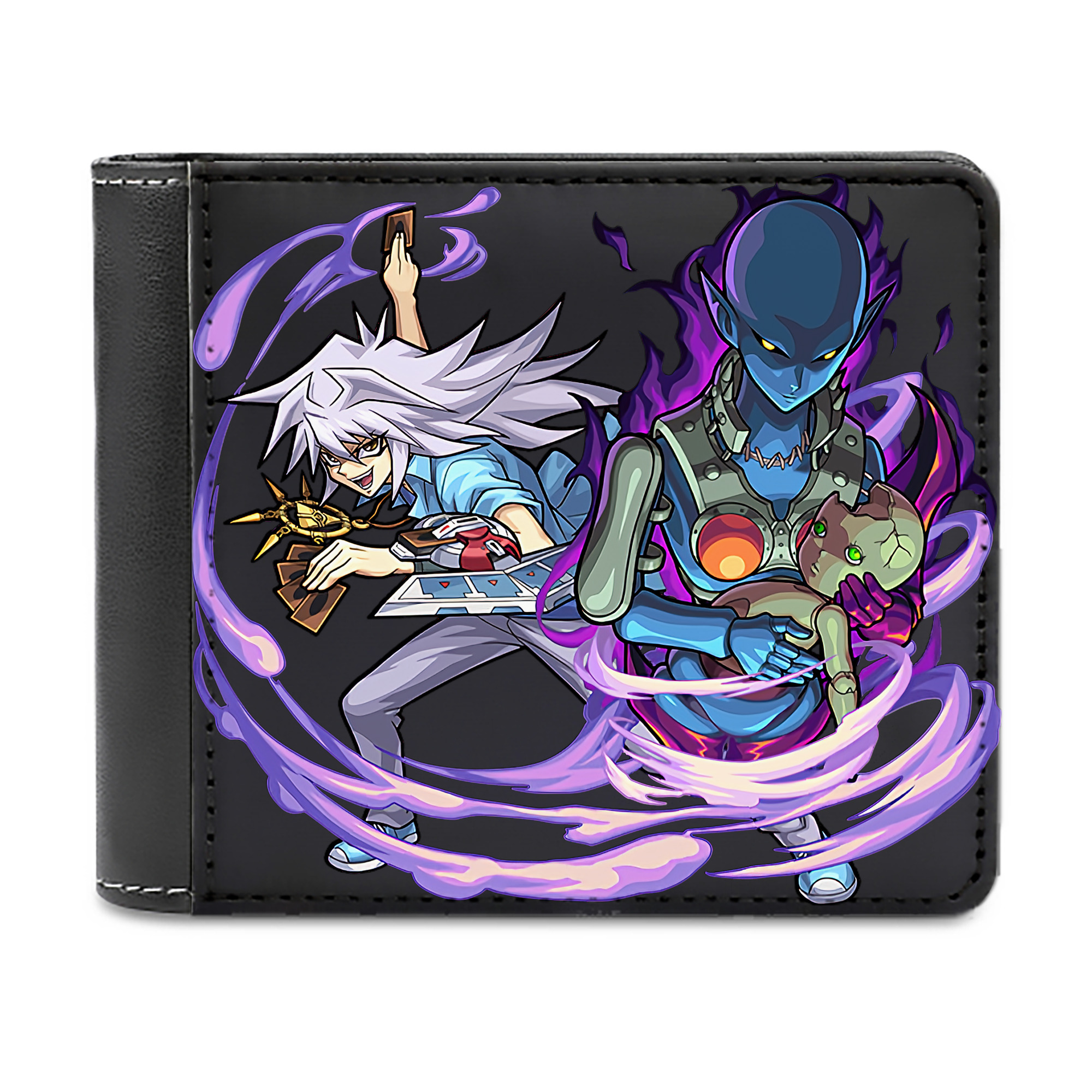 （画像用） 遊☆戯☆王 Yu-Gi-Oh! 二つ折り革財布
