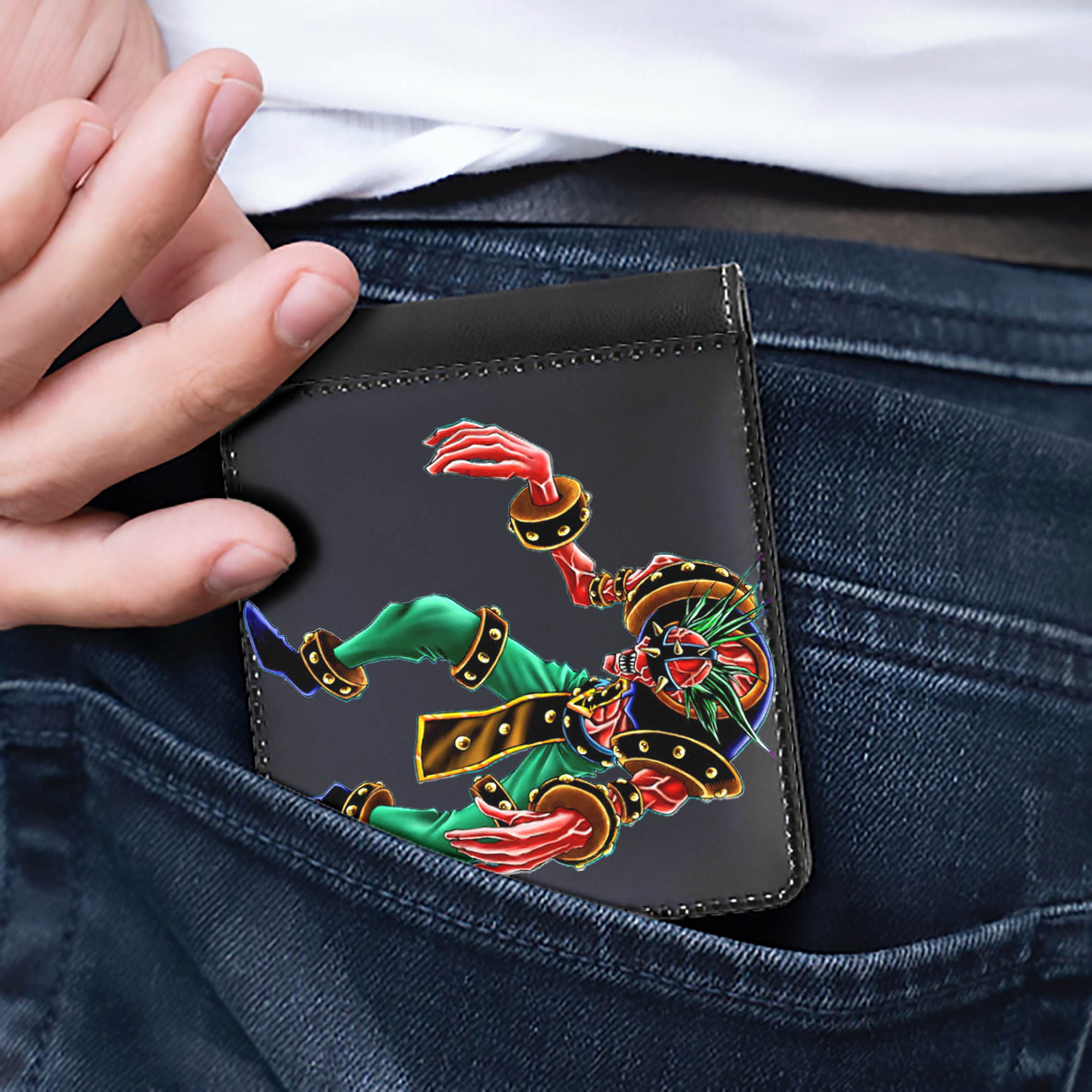 （画像用） 遊☆戯☆王 Yu-Gi-Oh! 二つ折り革財布