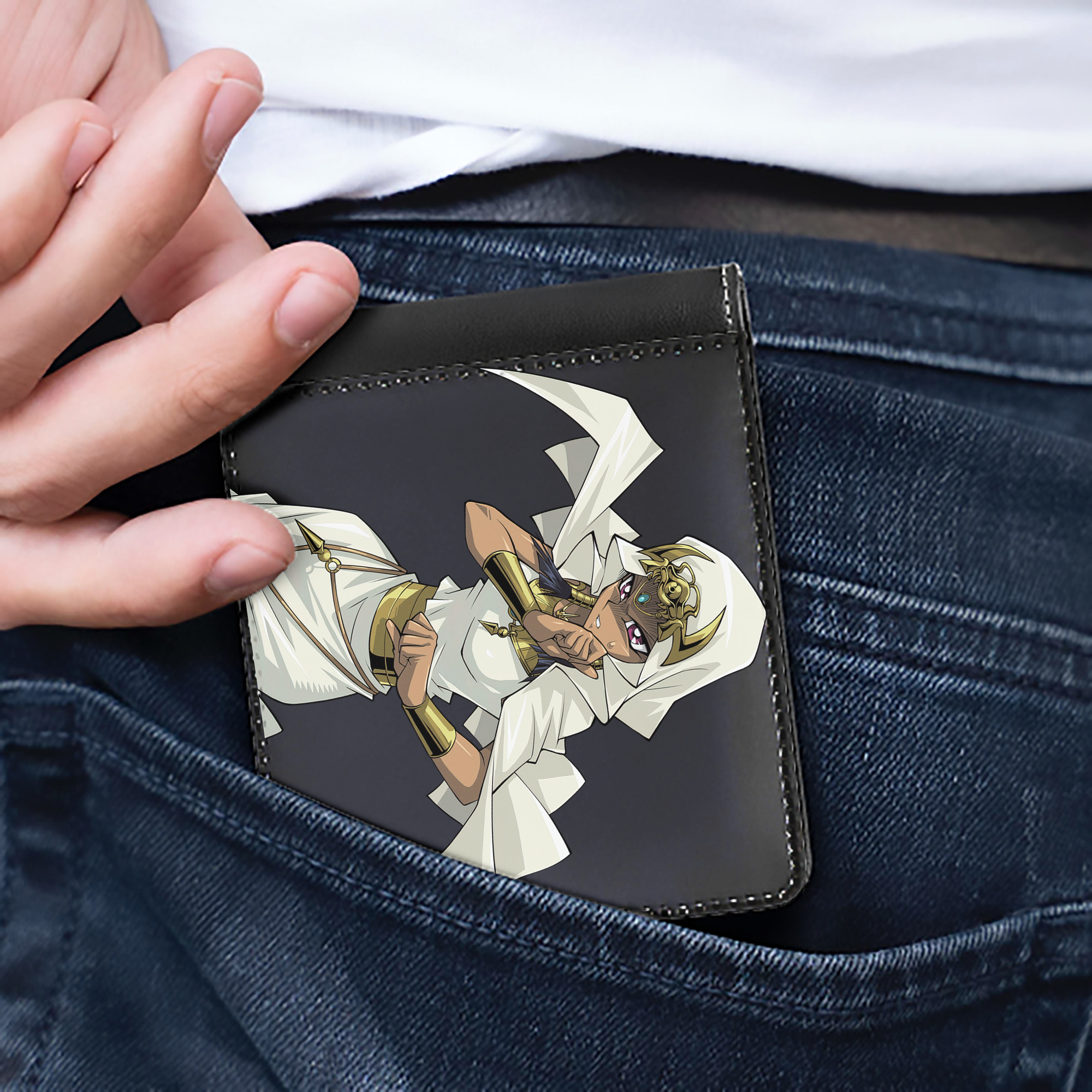 （画像用） 遊☆戯☆王 Yu-Gi-Oh! 二つ折り革財布