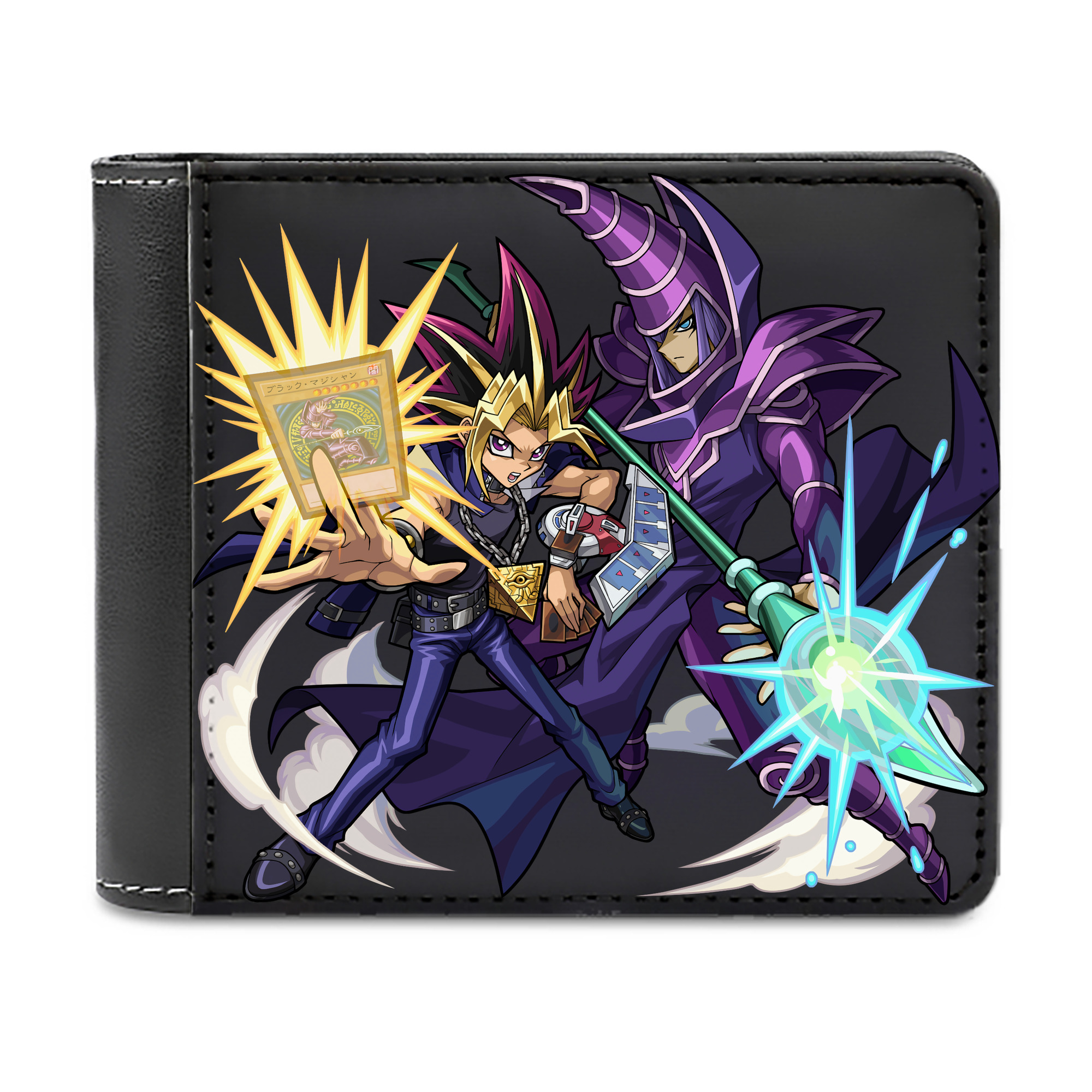 （画像用） 遊☆戯☆王 Yu-Gi-Oh! 二つ折り革財布