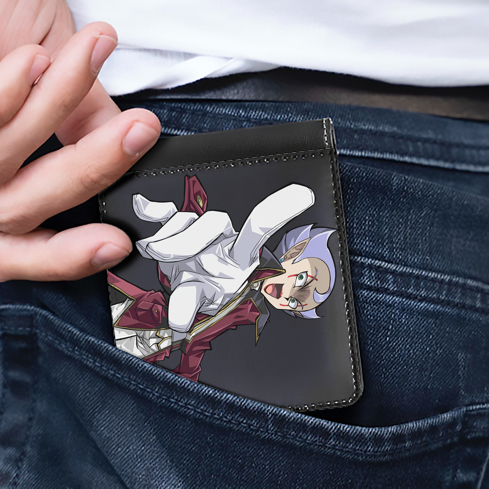 （画像用） 遊☆戯☆王 Yu-Gi-Oh! 二つ折り革財布