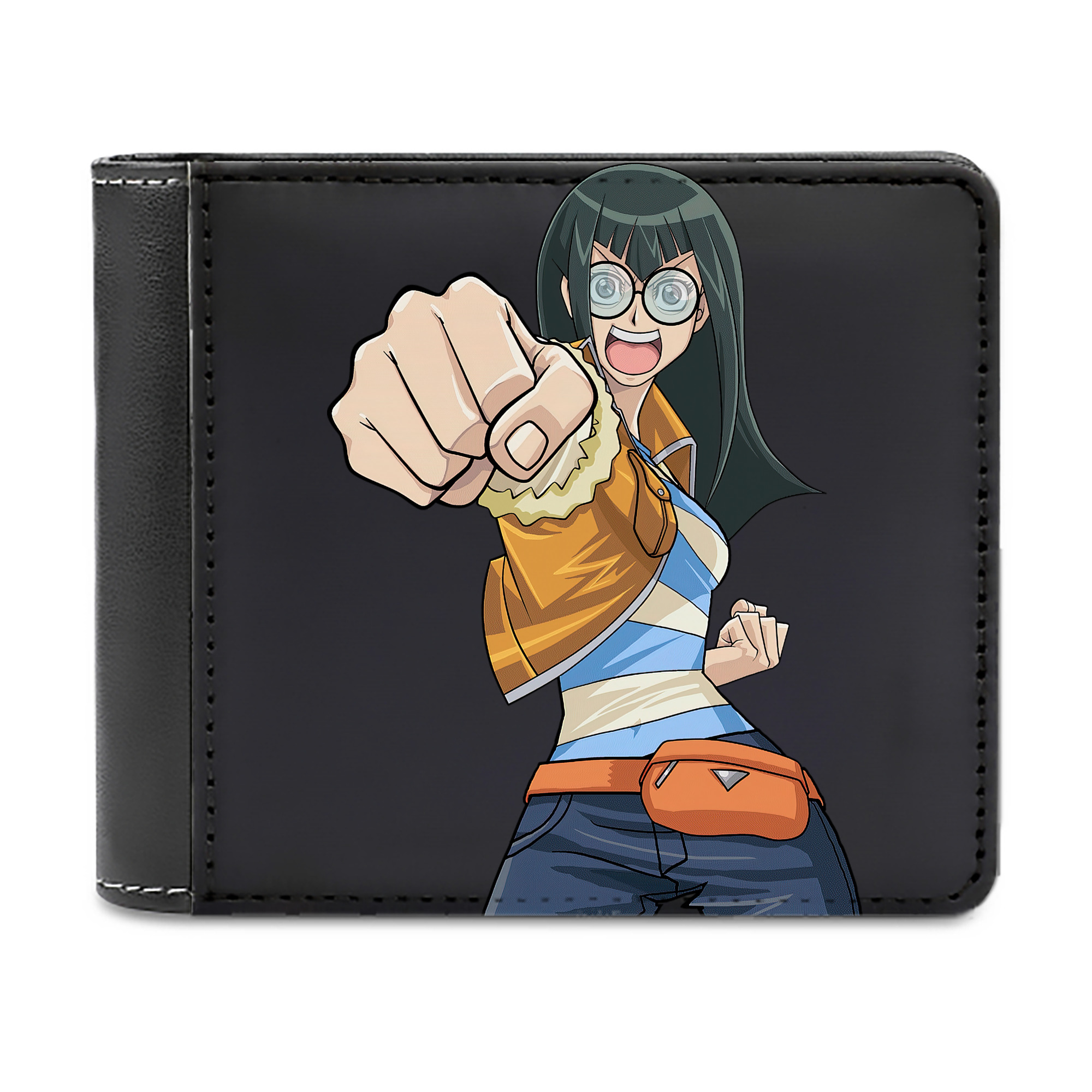 （画像用） 遊☆戯☆王 Yu-Gi-Oh! 二つ折り革財布