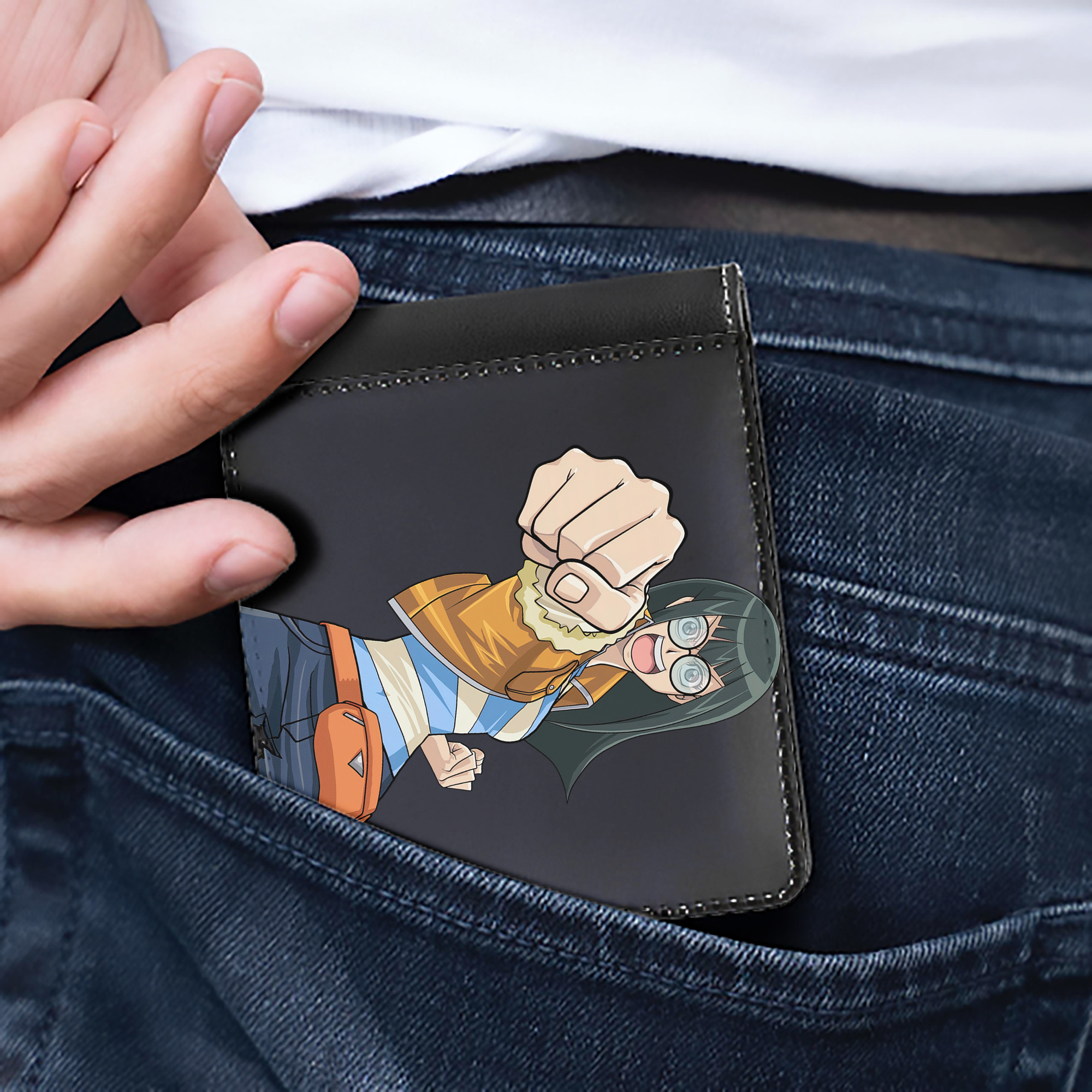 （画像用） 遊☆戯☆王 Yu-Gi-Oh! 二つ折り革財布